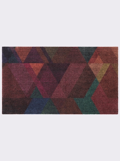 wash+dry by Kleen-Tex Fußmatte - blau-rot