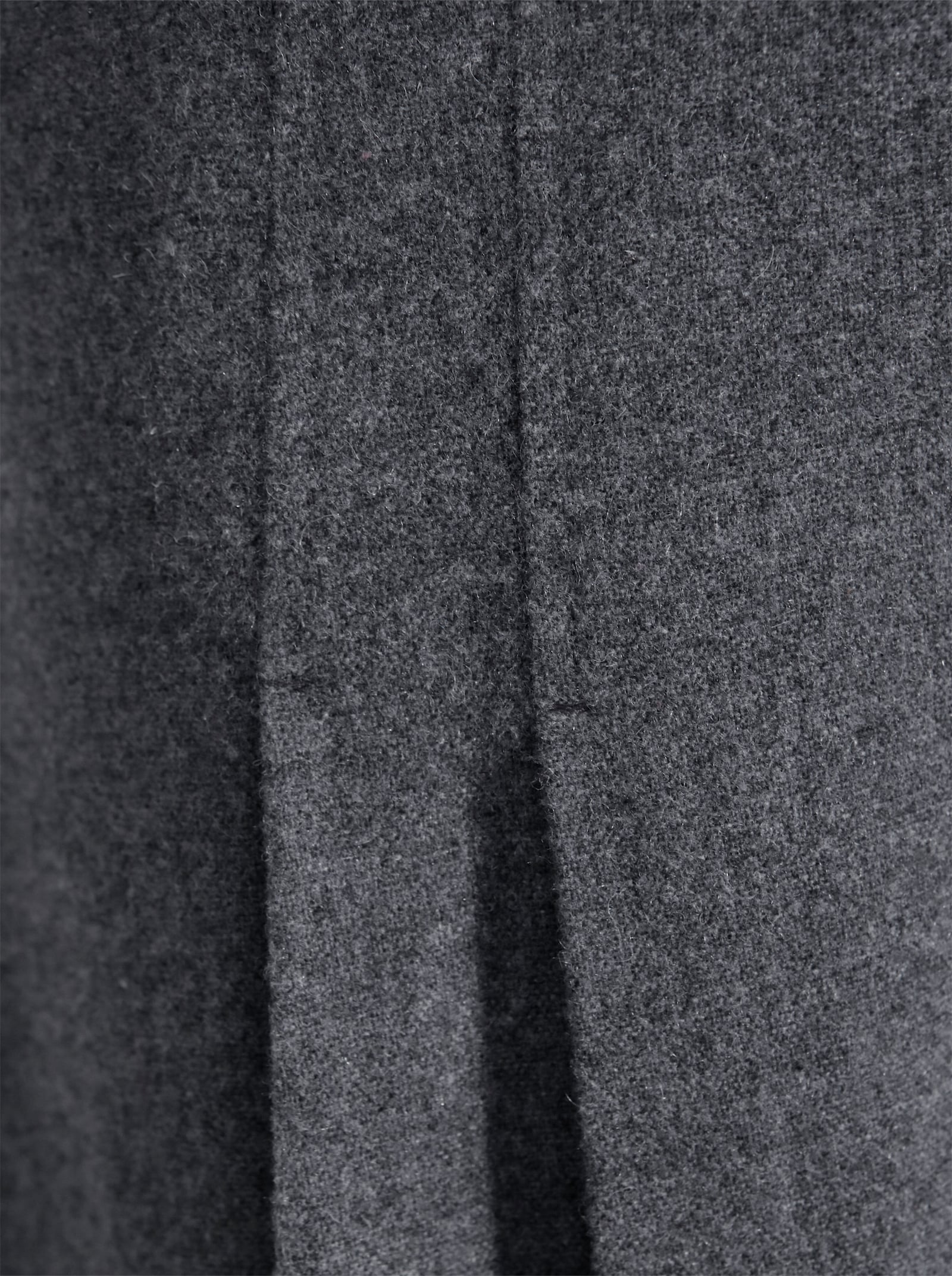 CREATION L PREMIUM A-Linien-Rock im wärmenden Material-Mix - anthrazit-meliert