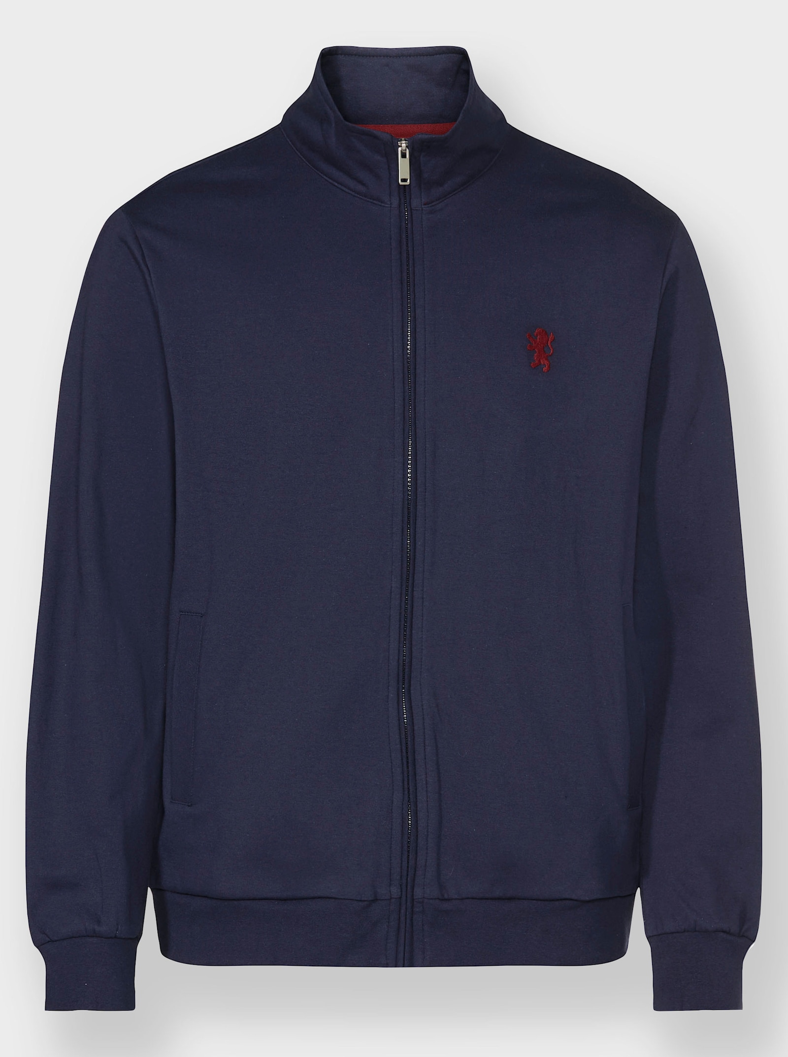 Catamaran Sweatjacke mit Bündchen - marine