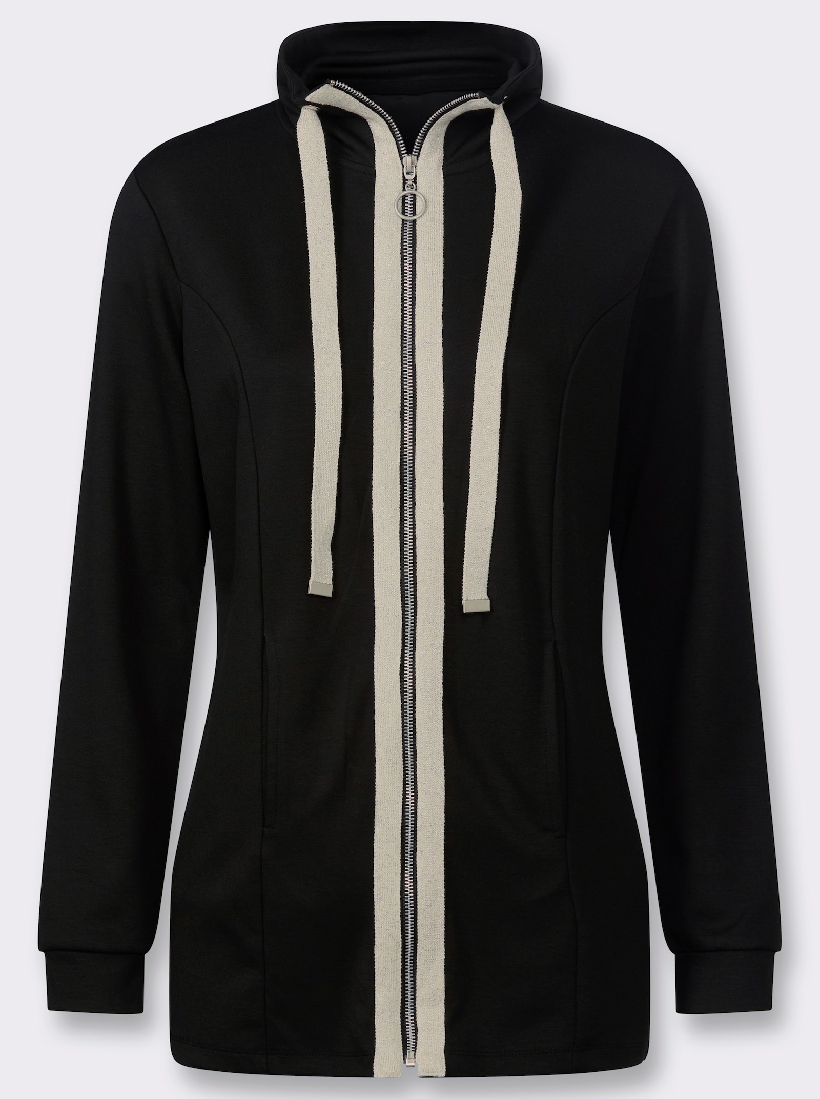 Sweatjacke - schwarz