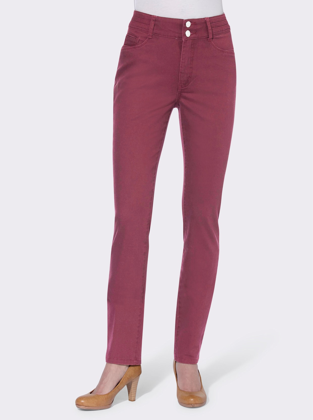 Jeans - burgund