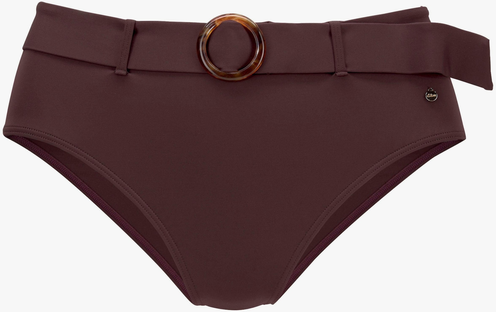 s.Oliver Bas de maillot de bain taille haute - marron