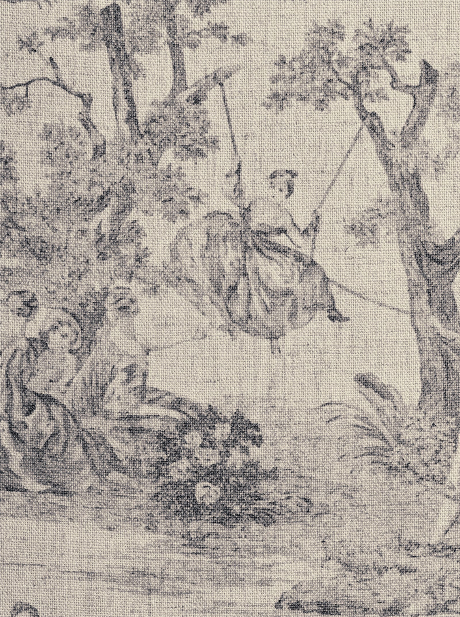 heine home Dekoschal - weiß-grau