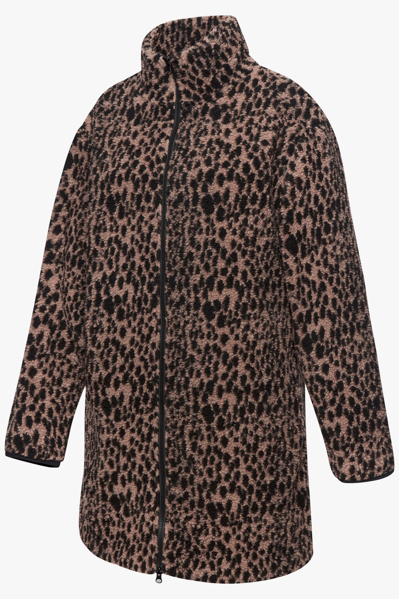 LASCANA Fleecejacke - leo-braun