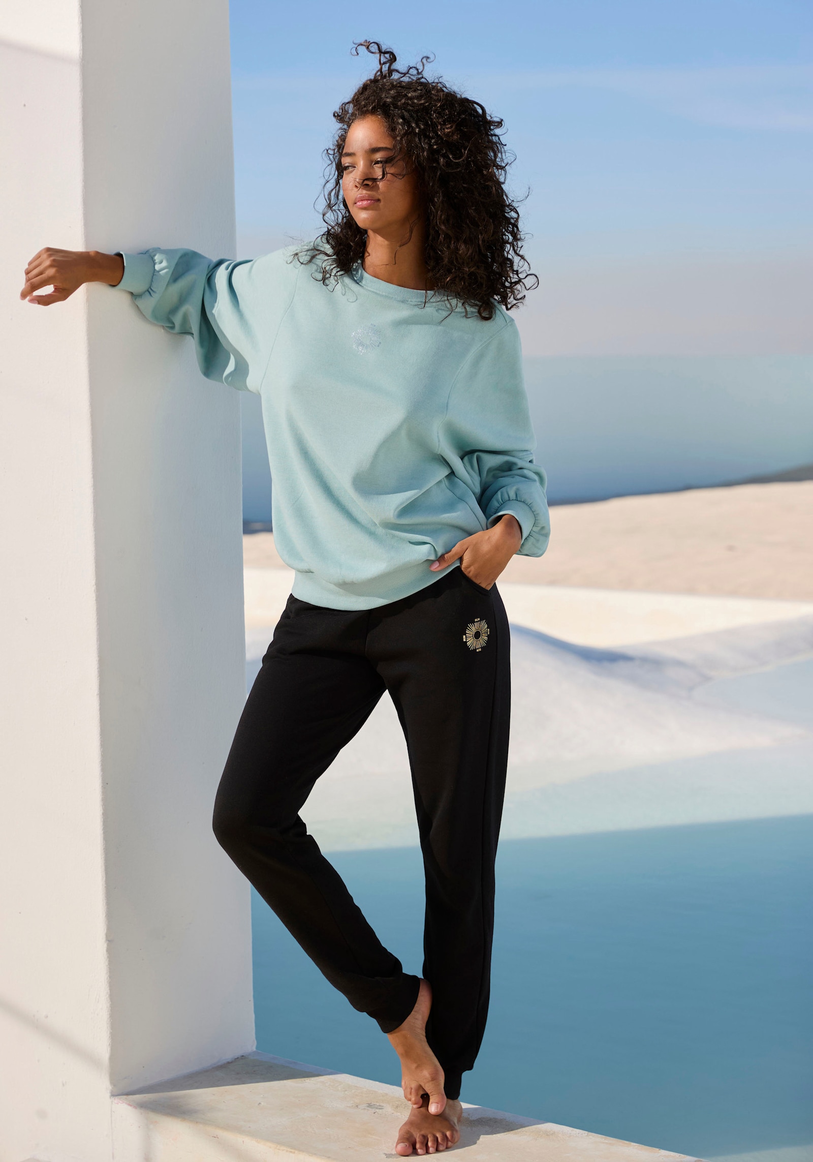 Buffalo Pantalon molletonné - noir