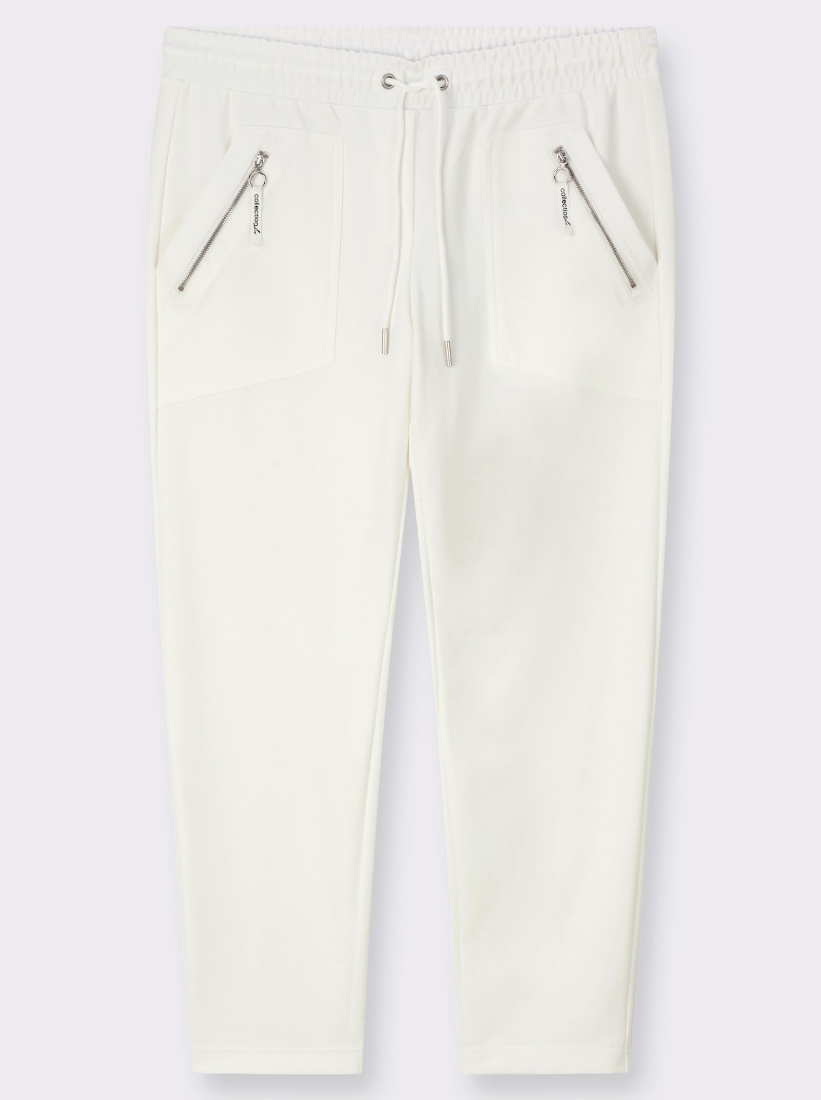 Schlupfhose in Stretch-Qualität - ecru