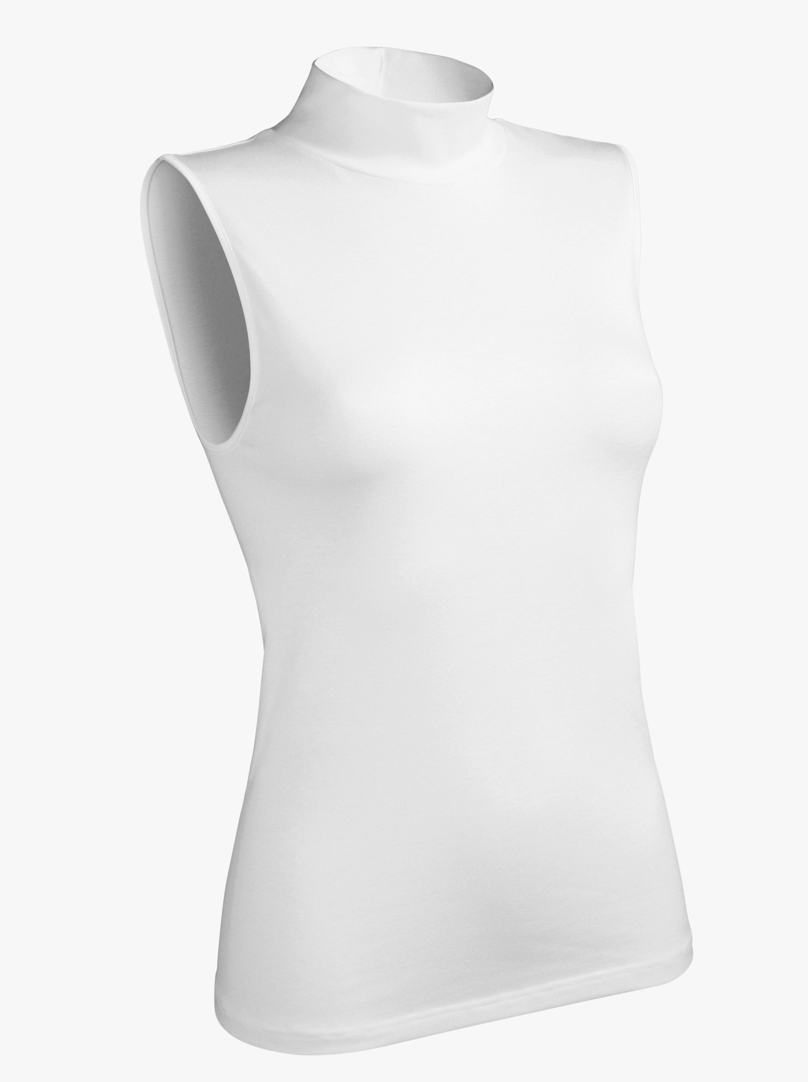 Speidel Elegant linne med ståkrage - vit