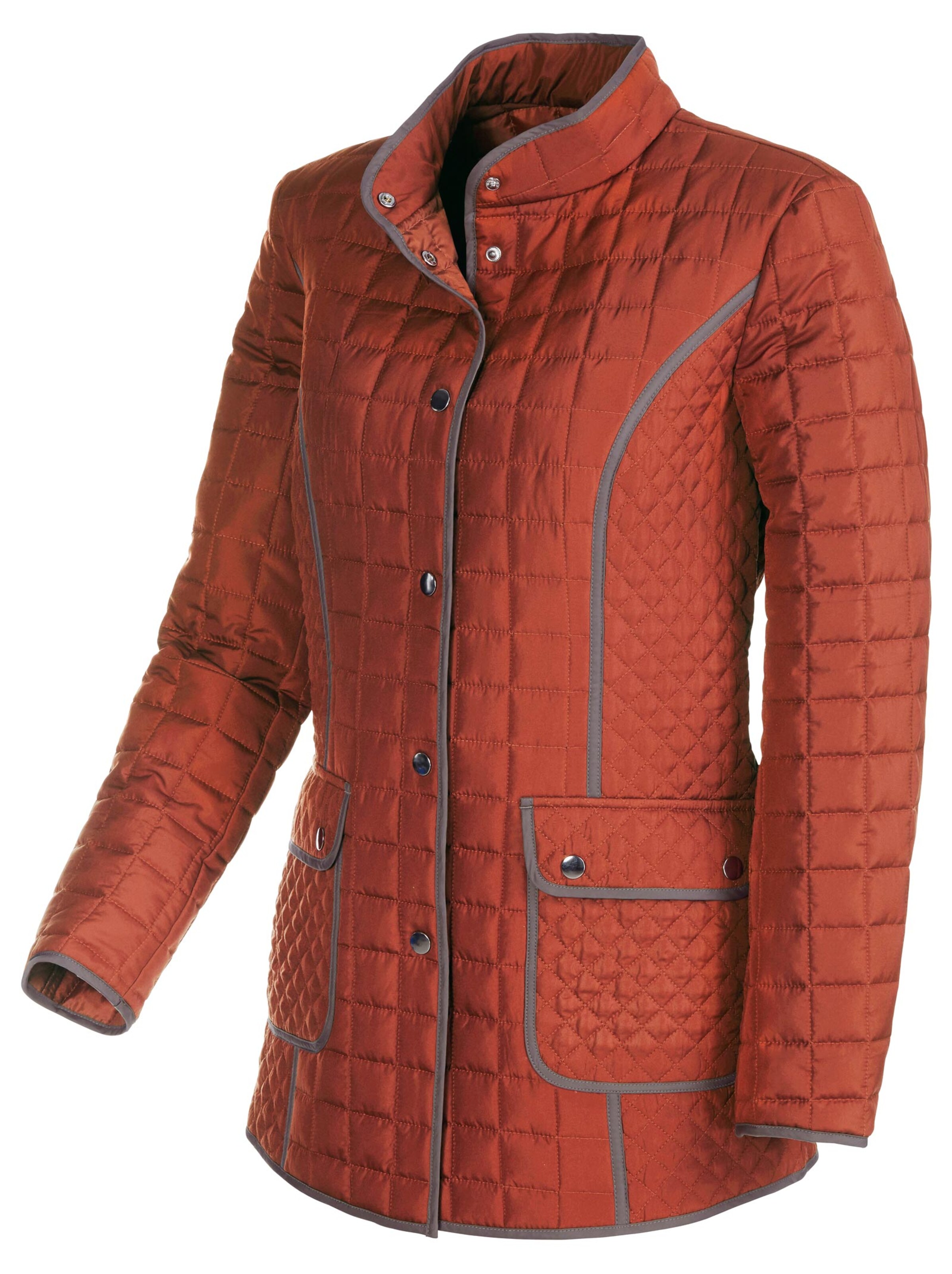 Steppjacke - terrakotta