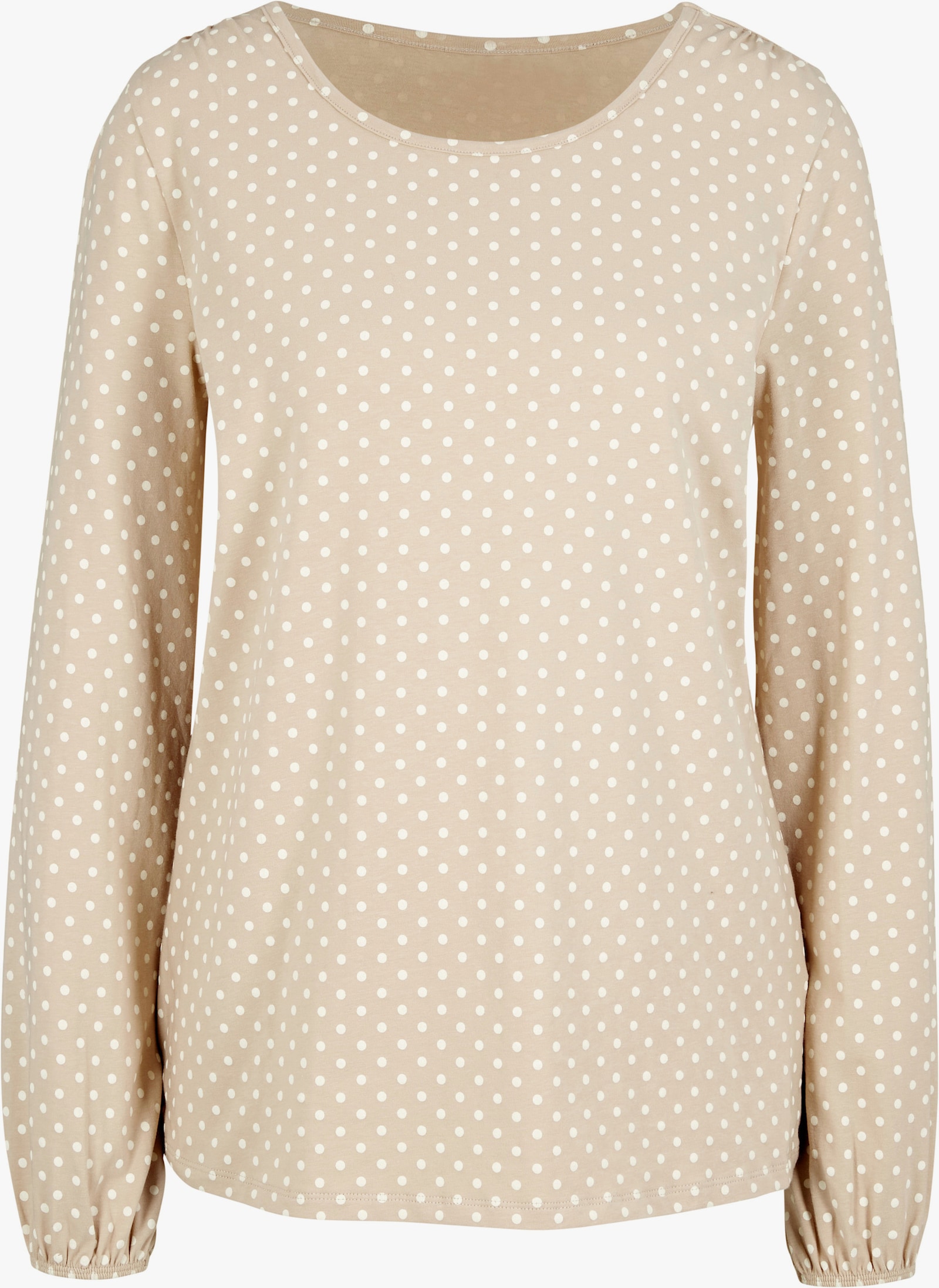 heine T-shirt à manches longues avec bande élastique - gravier