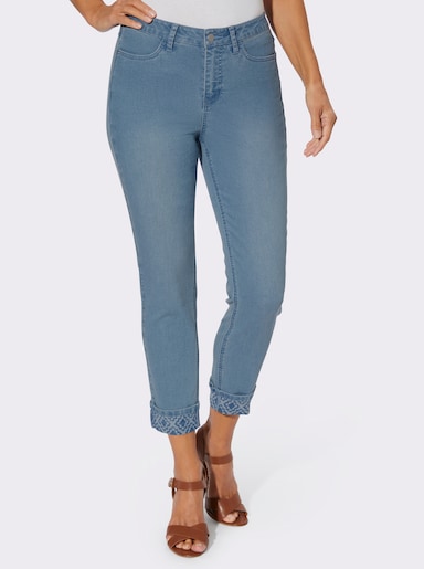 Ankle jeans - blue-bleached