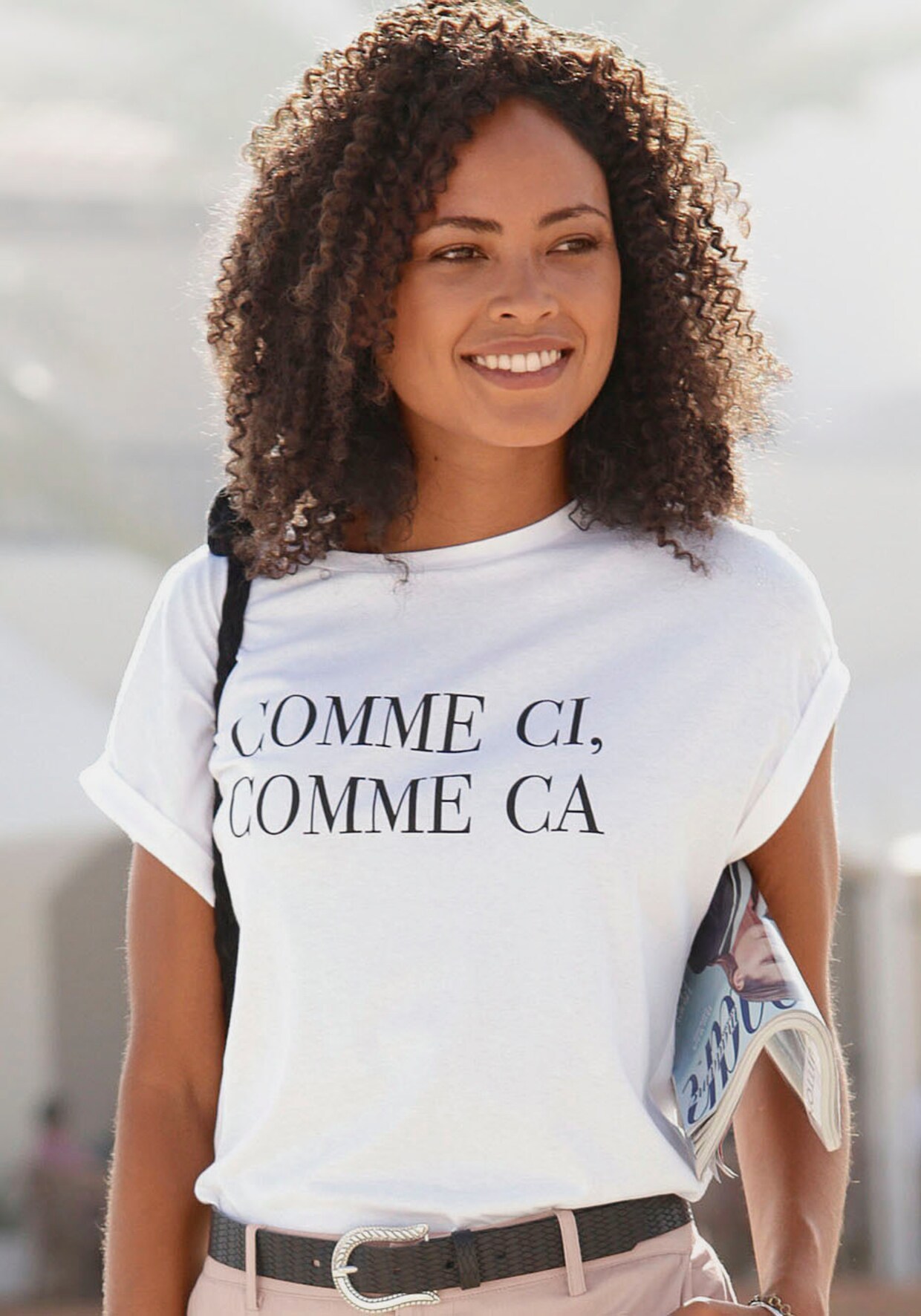 Buffalo T-Shirt - weiß