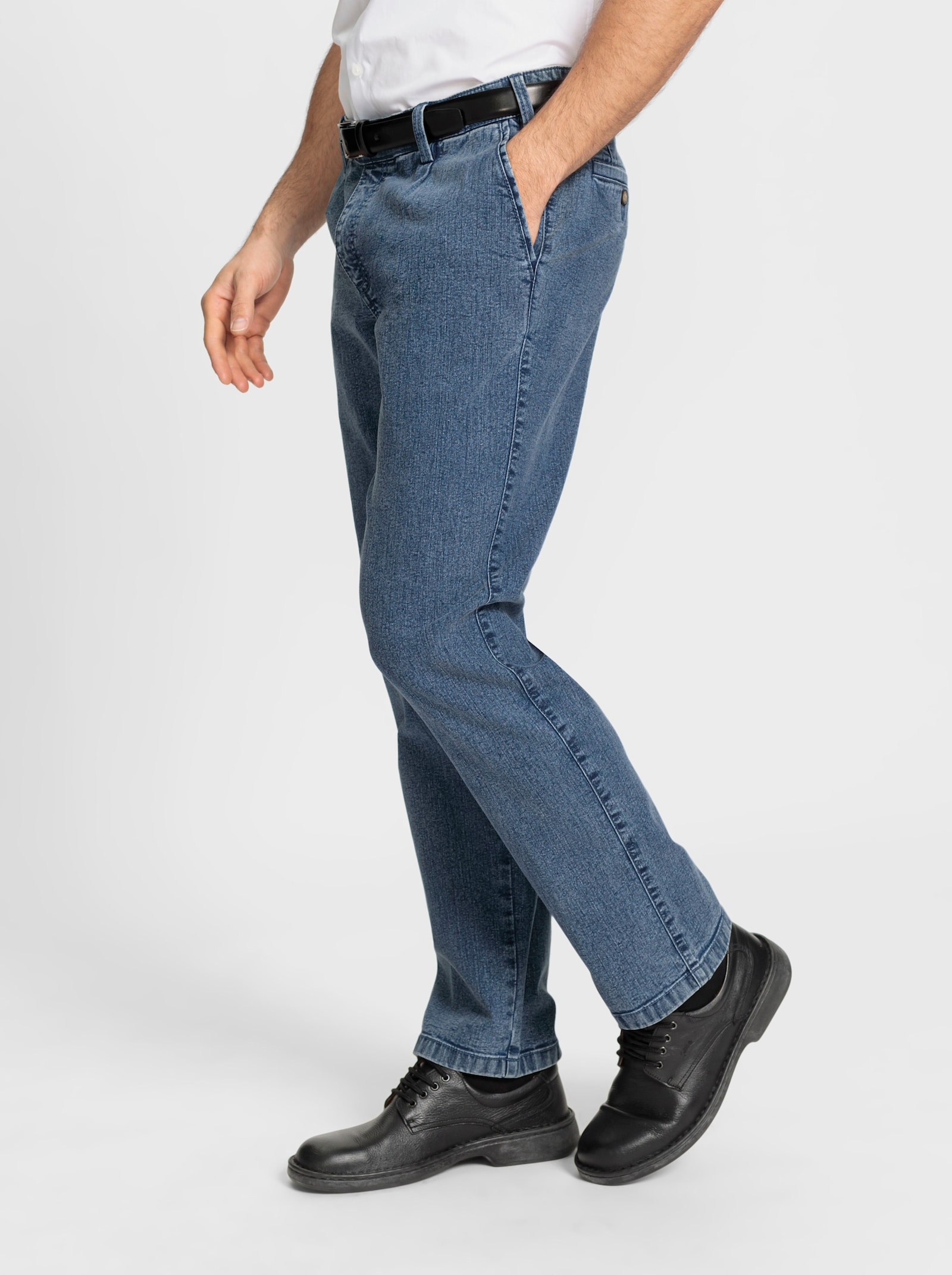 Marco Donati Jeans mit Bundfalten - blue-bleached