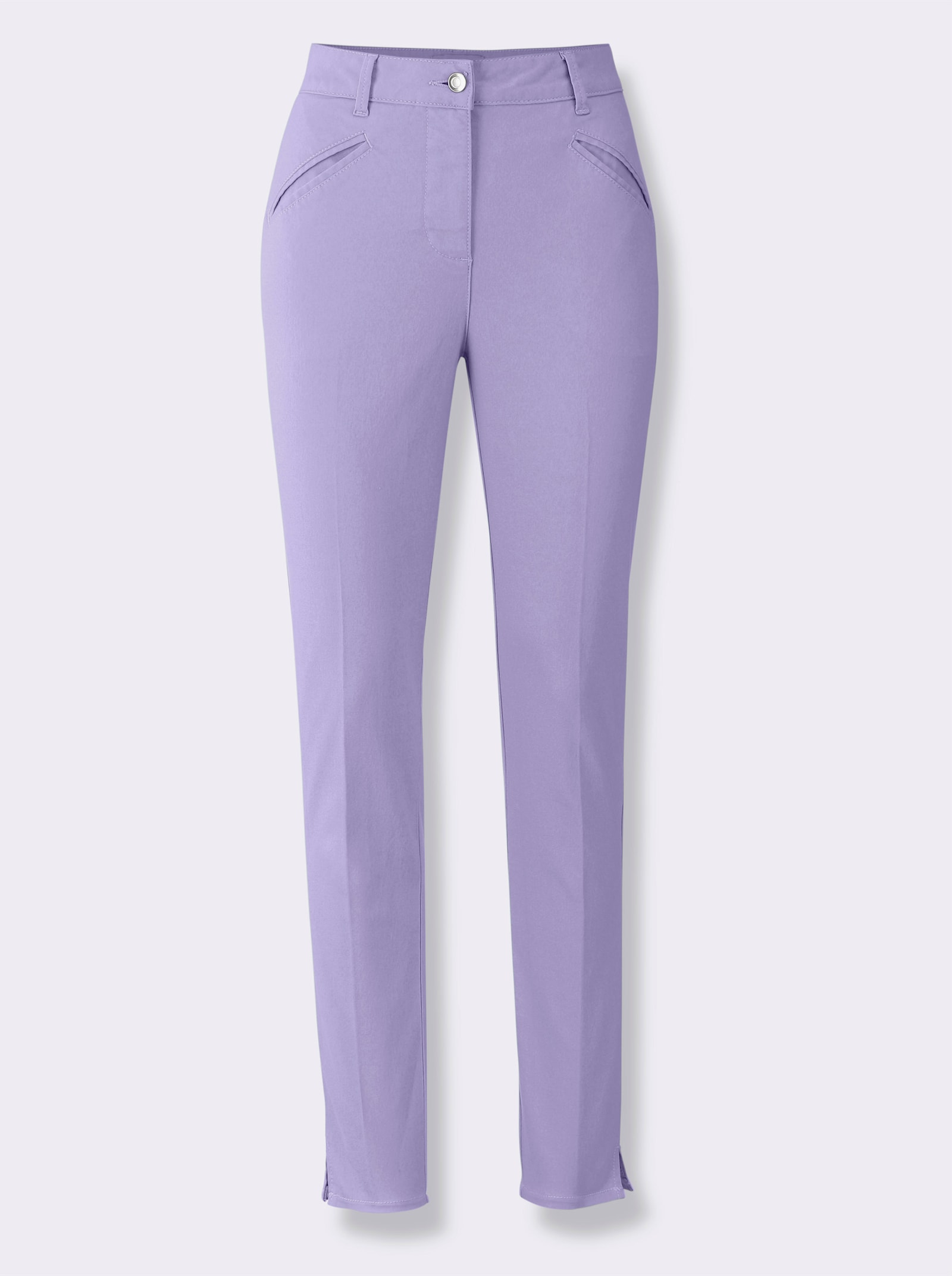 heine Röhrenhose mit Bügelfalten - lavendel