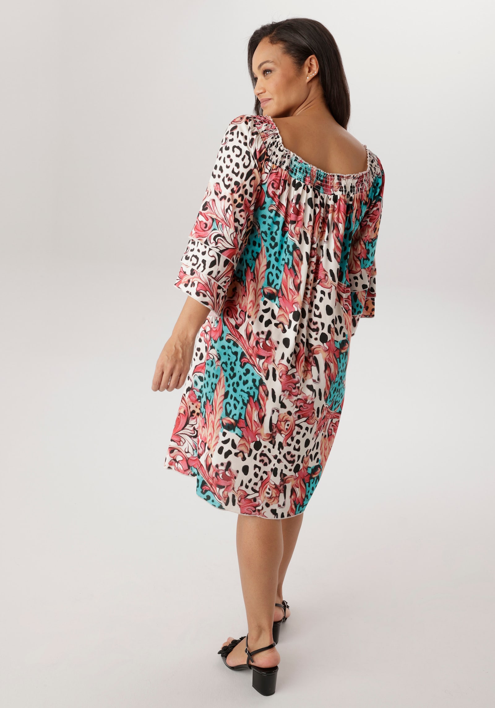 Aniston PLUS Blusenkleid - bunt