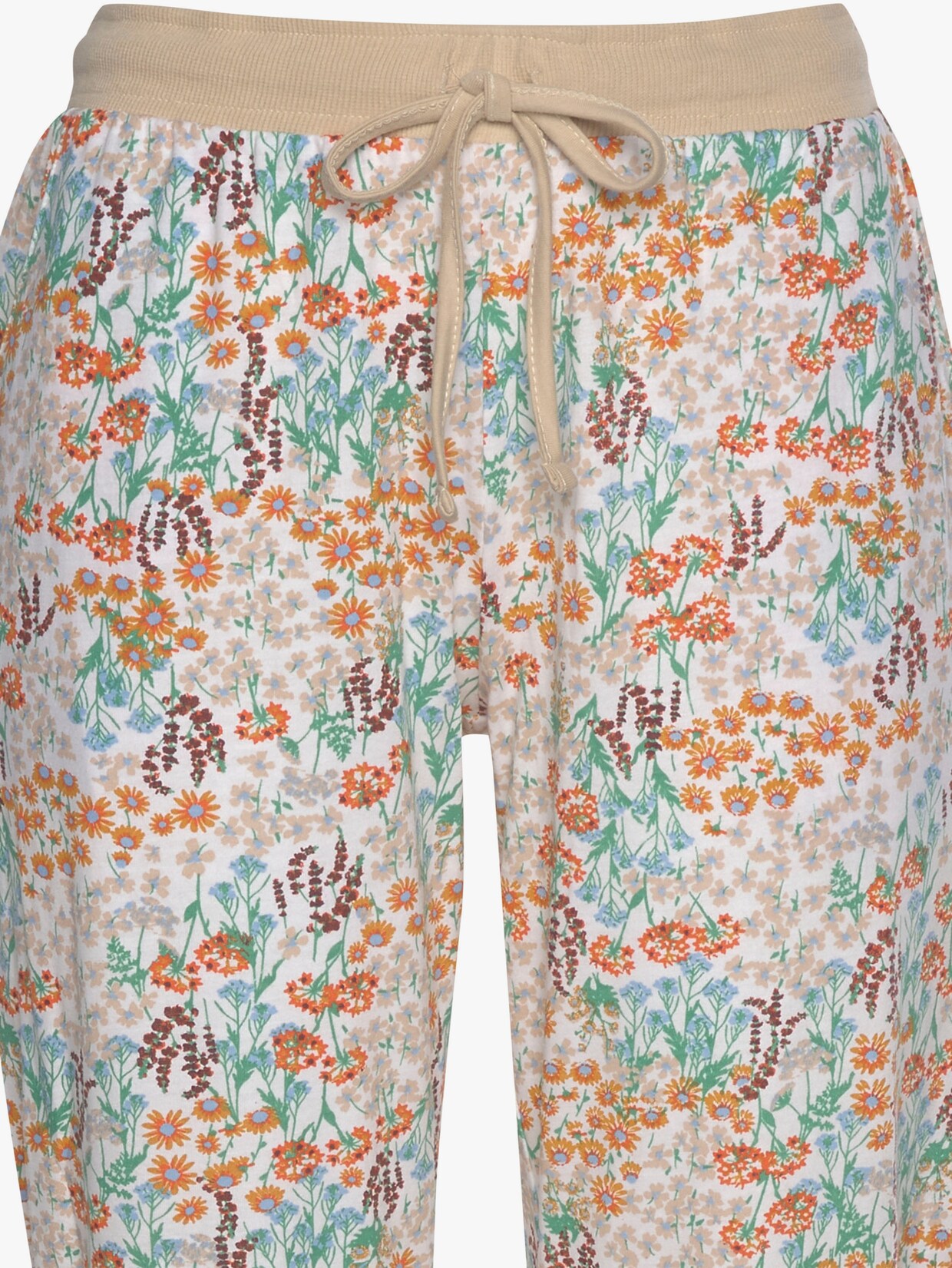 Vivance Dreams Pyjama - zand gebloemd, donkergrijs gebloemd