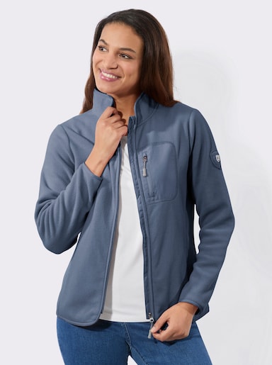Fleecejacke mit Reißverschluss - sesam