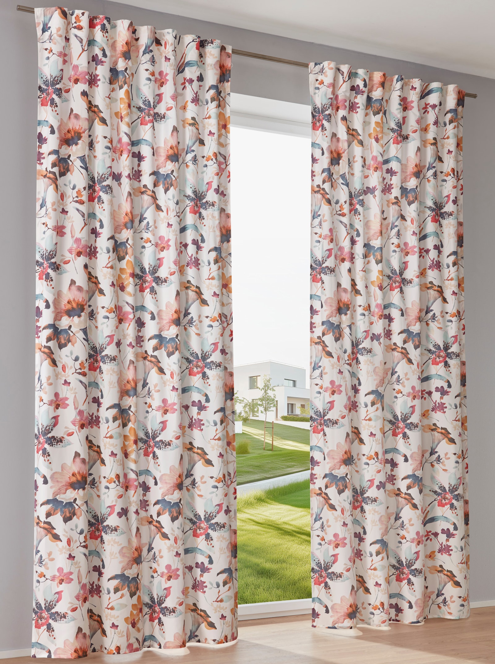 heine home Dekoschal - weiß-bunt