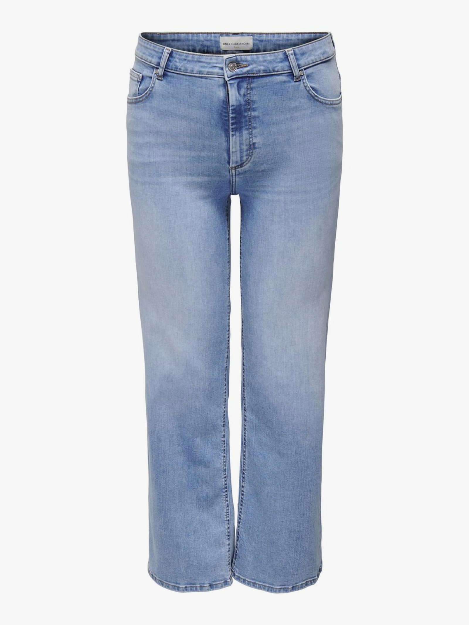 ONLY CARMAKOMA Weite Jeans - light blue denim