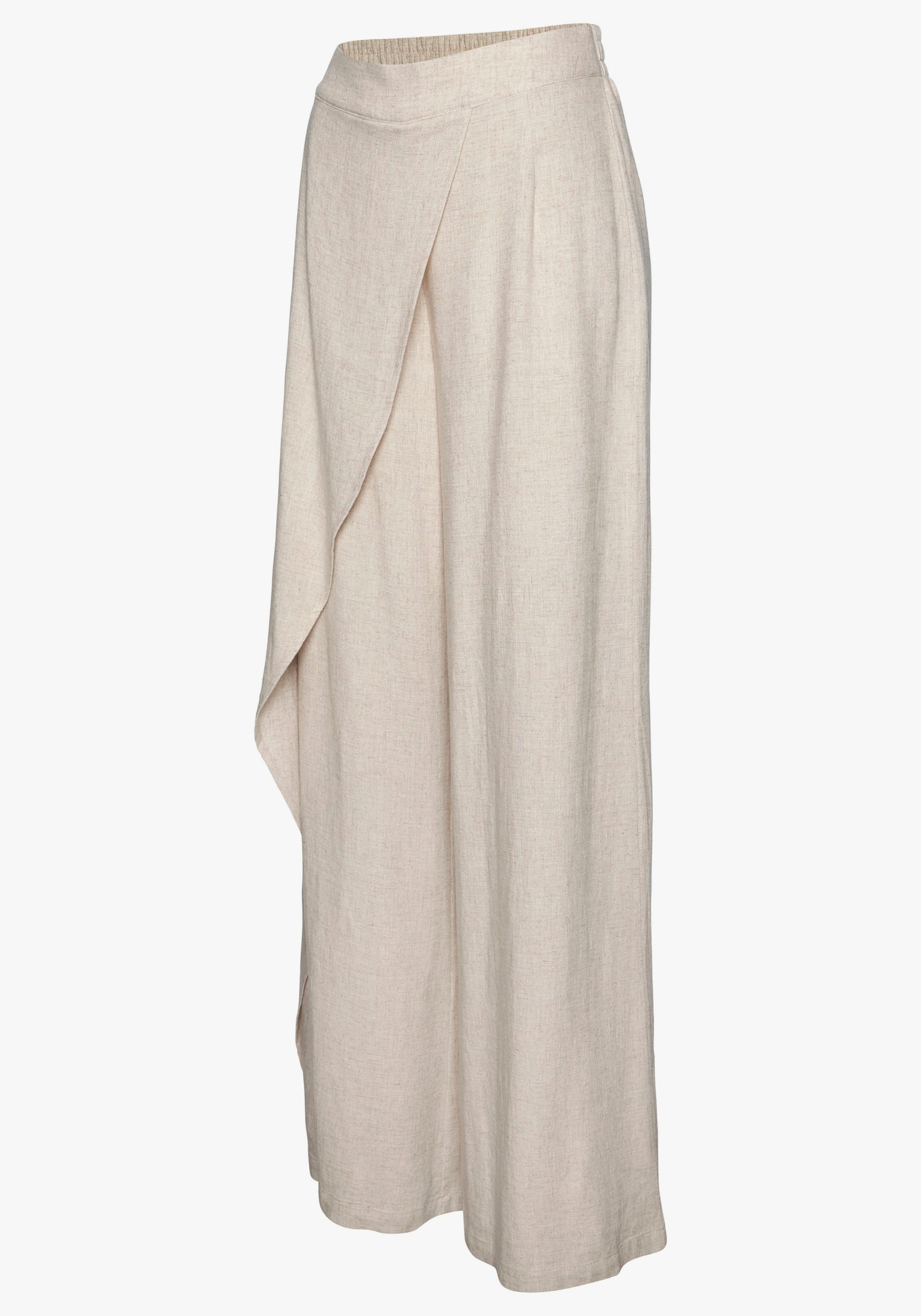 French Connection Pantalon en lin - beige chiné