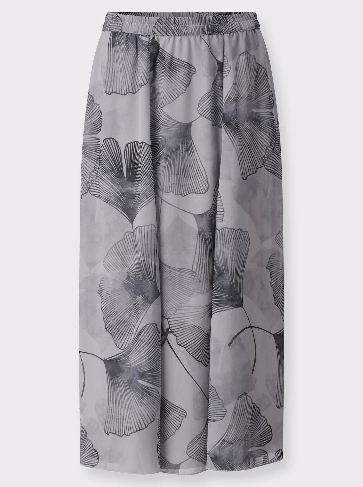 Webrock in Bahnenform - hellgrau-bedruckt