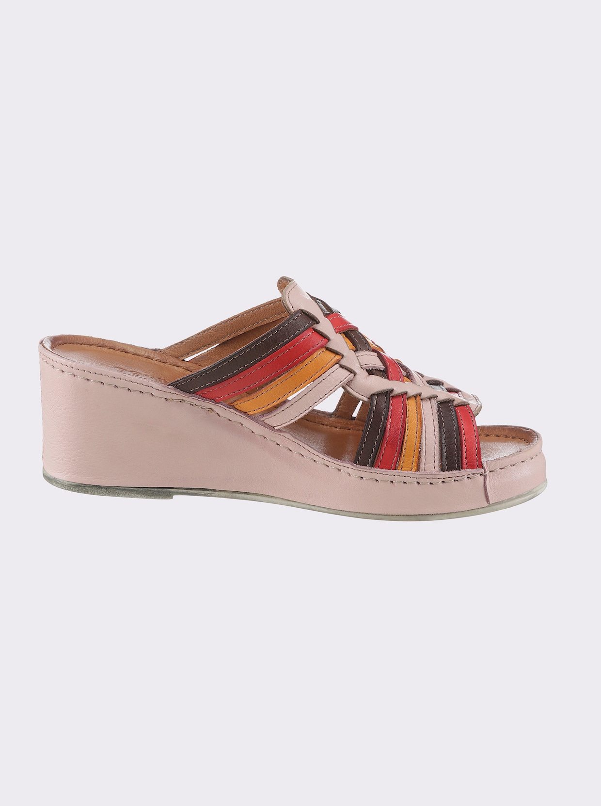 Gemini Pantolette - beige-rot