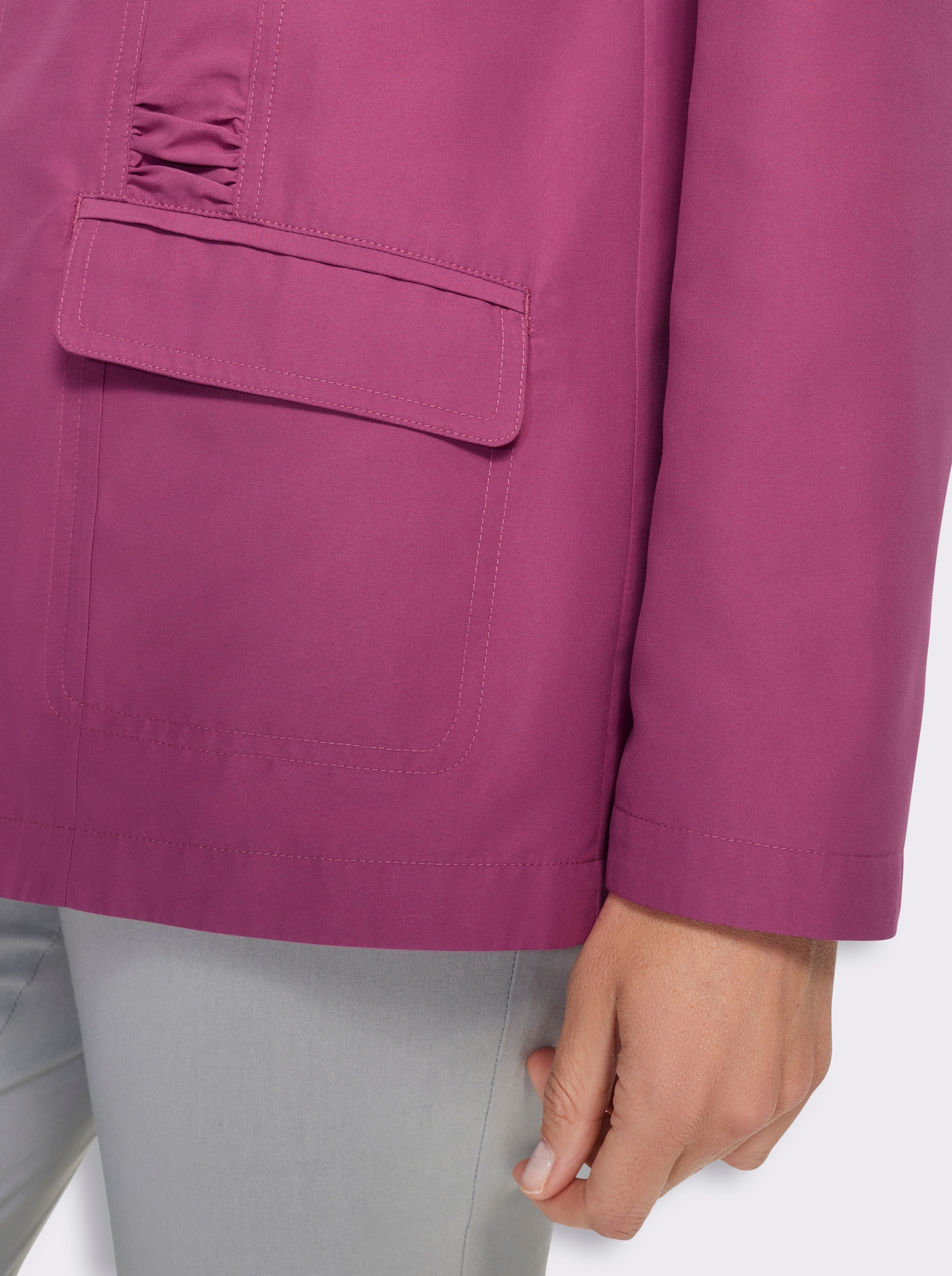 Jacke mit Raffungen im Vorderteil - erika