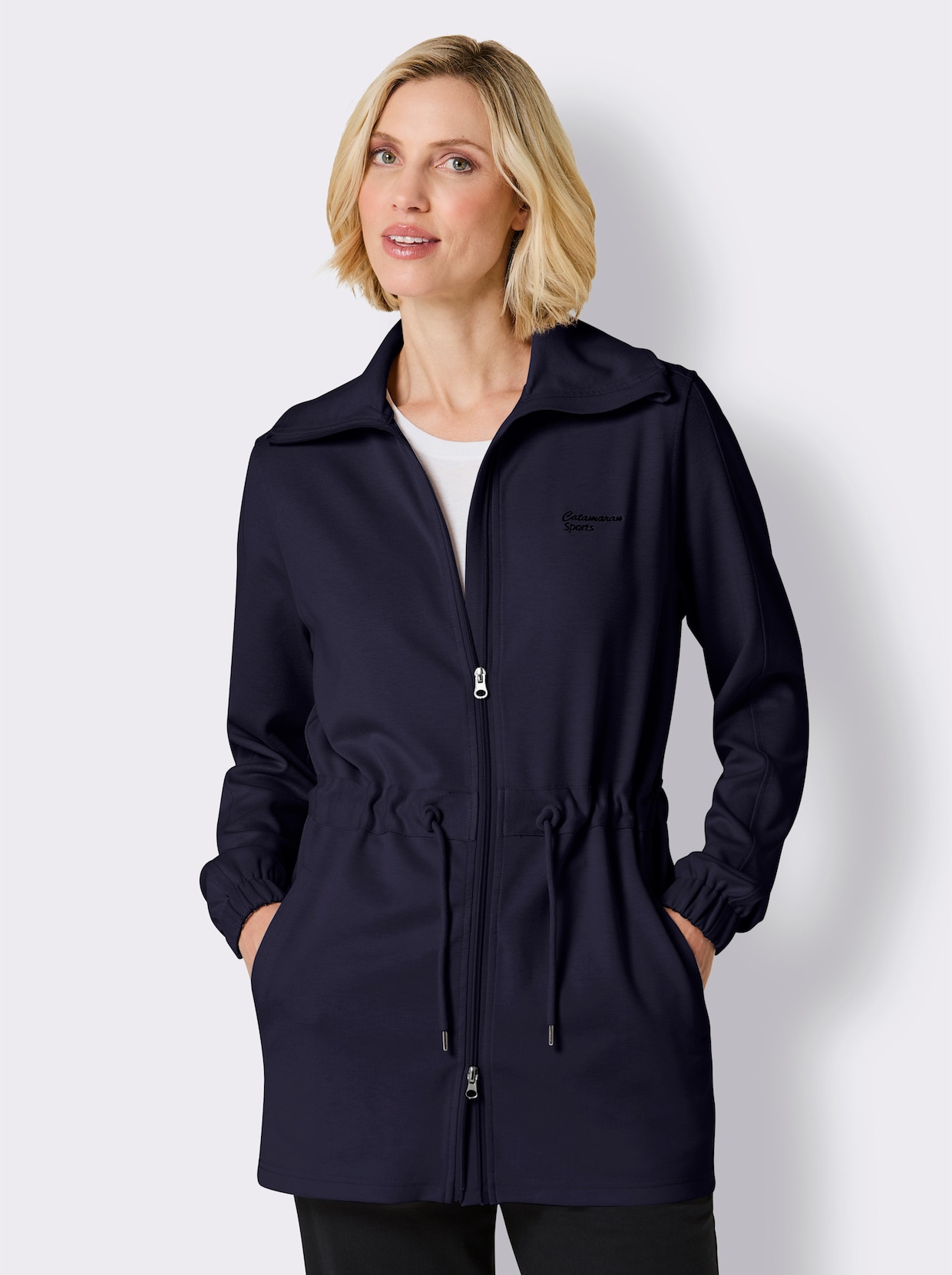 Catamaran Sweatjacke - marine