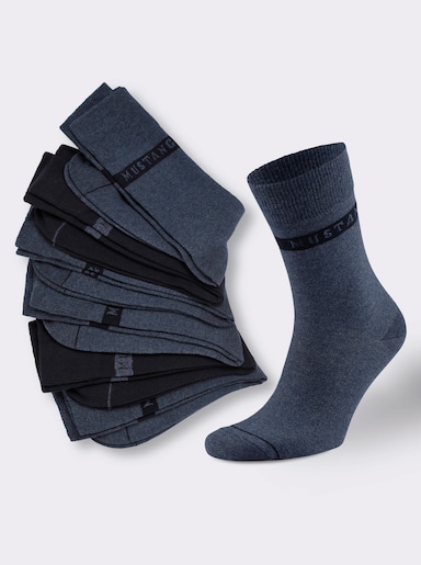 Mustang Herren-Socken - blau-sortiert