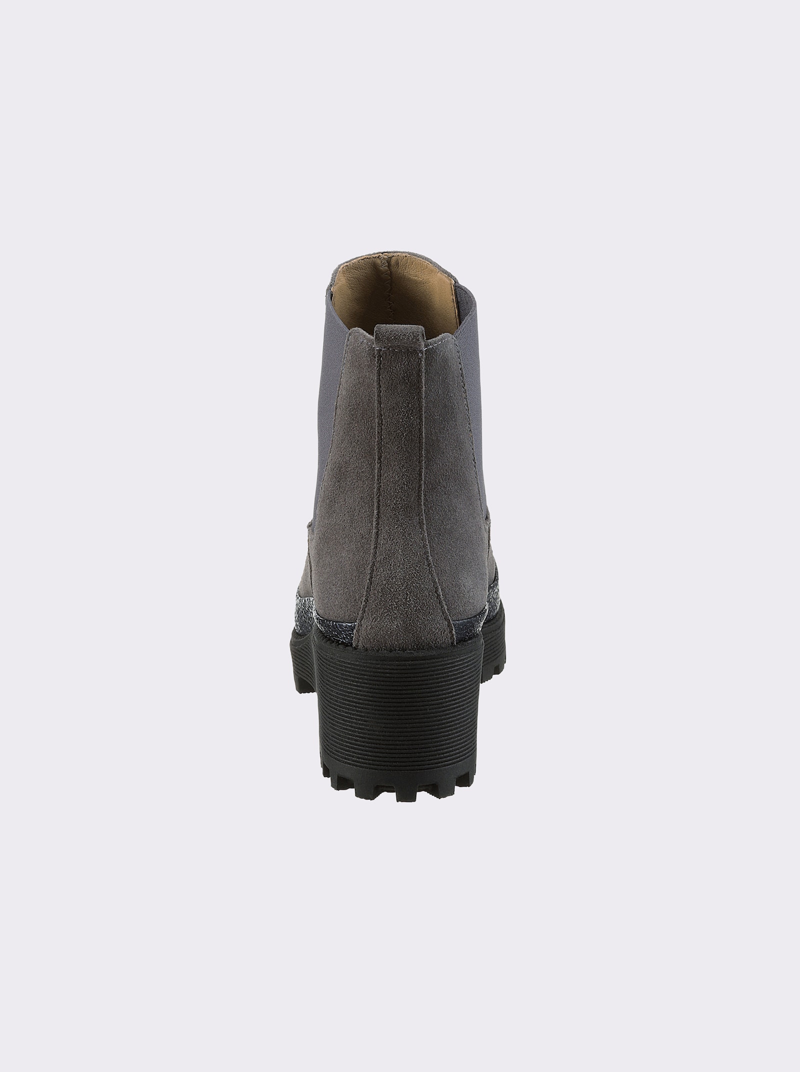 heine Stiefelette - grau-bleu-metallic