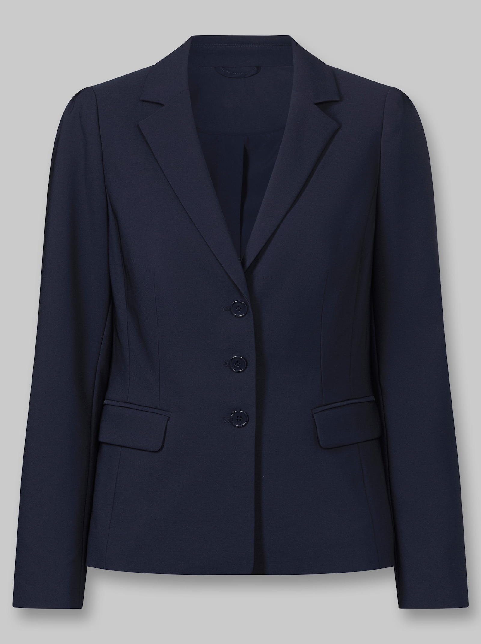 heine Blazer mit dezenten Puffärmeln - marine