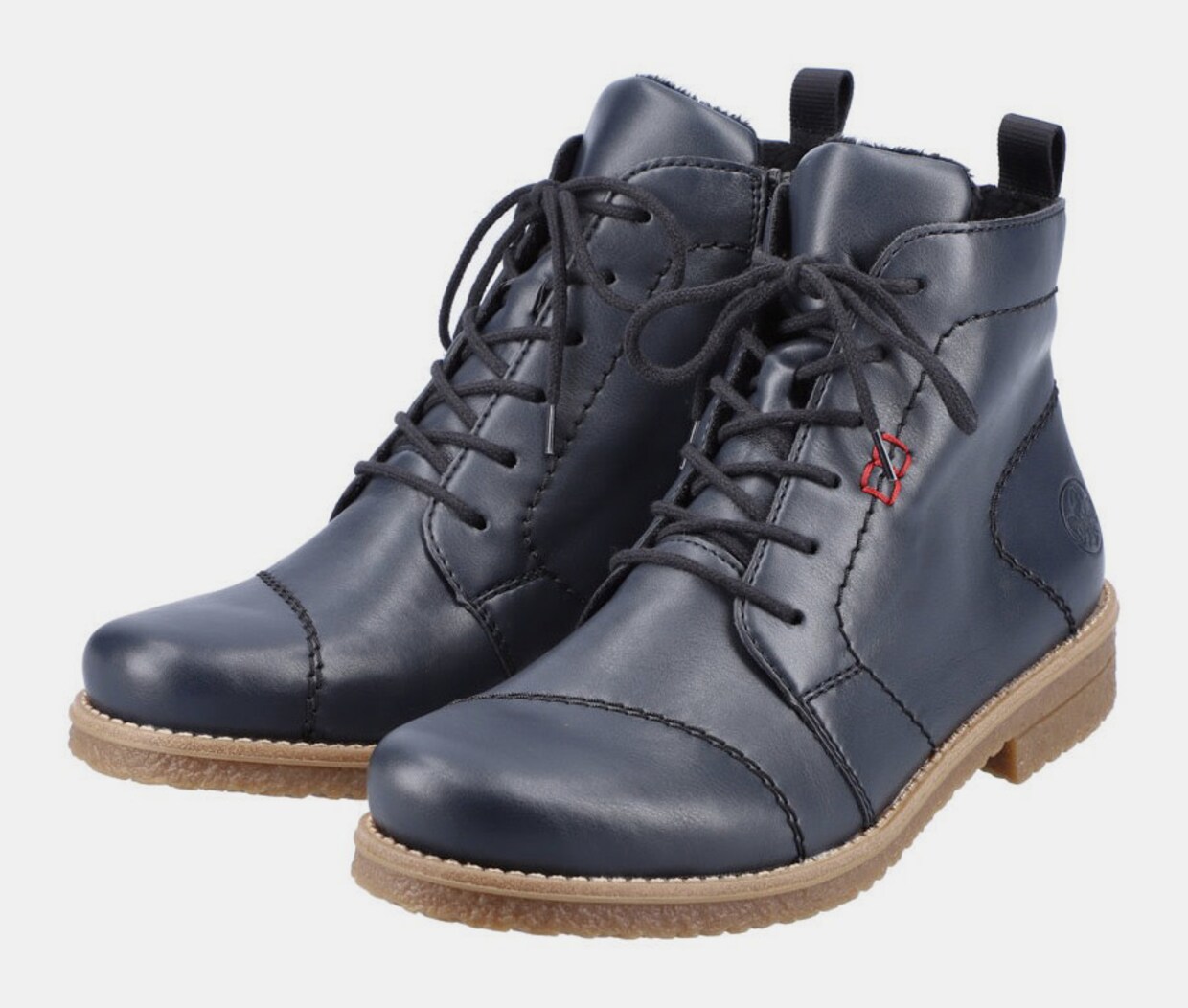 Rieker Bottines à lacets - bleu foncé
