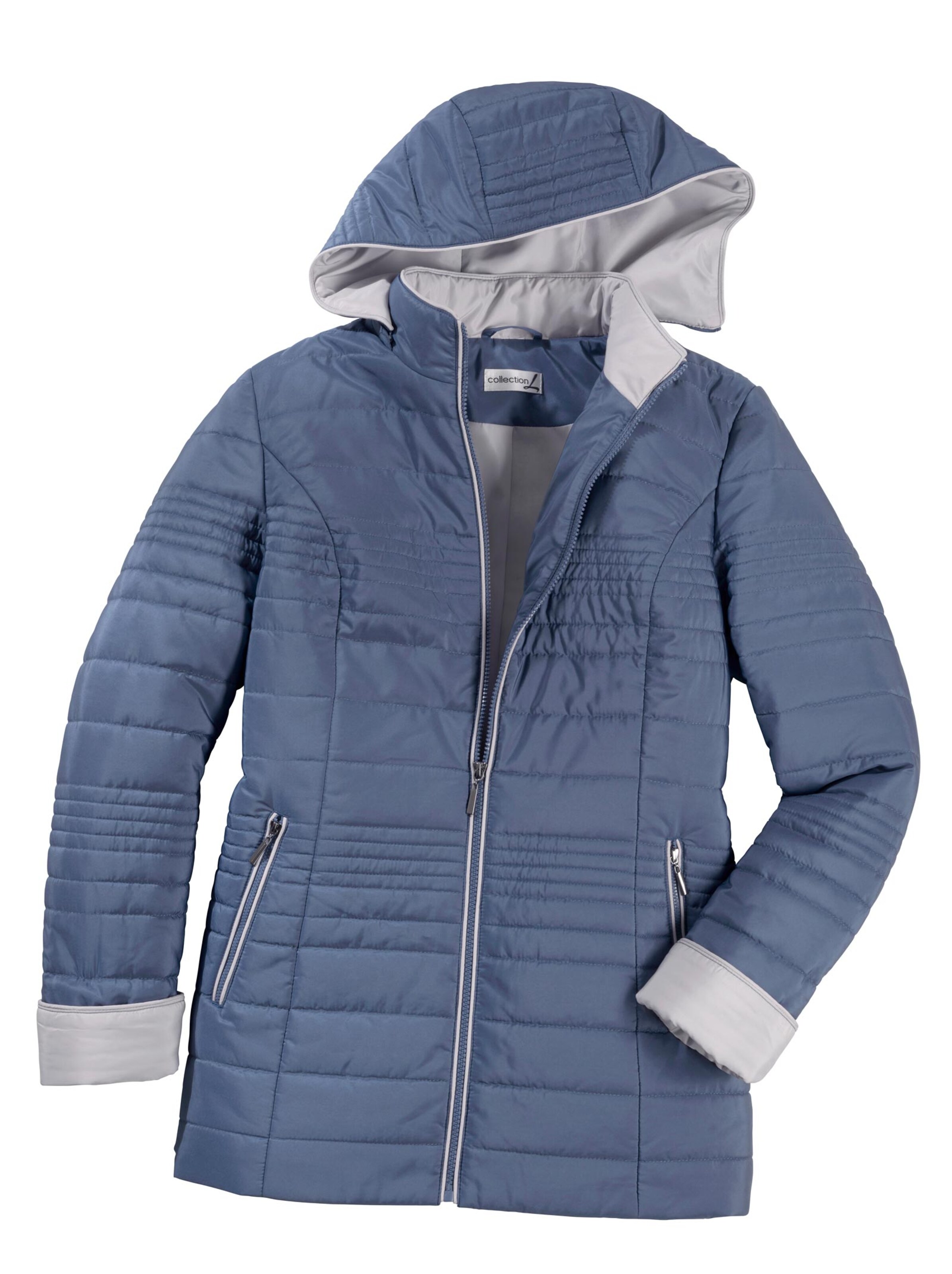 Collection L Steppjacke - jeansblau