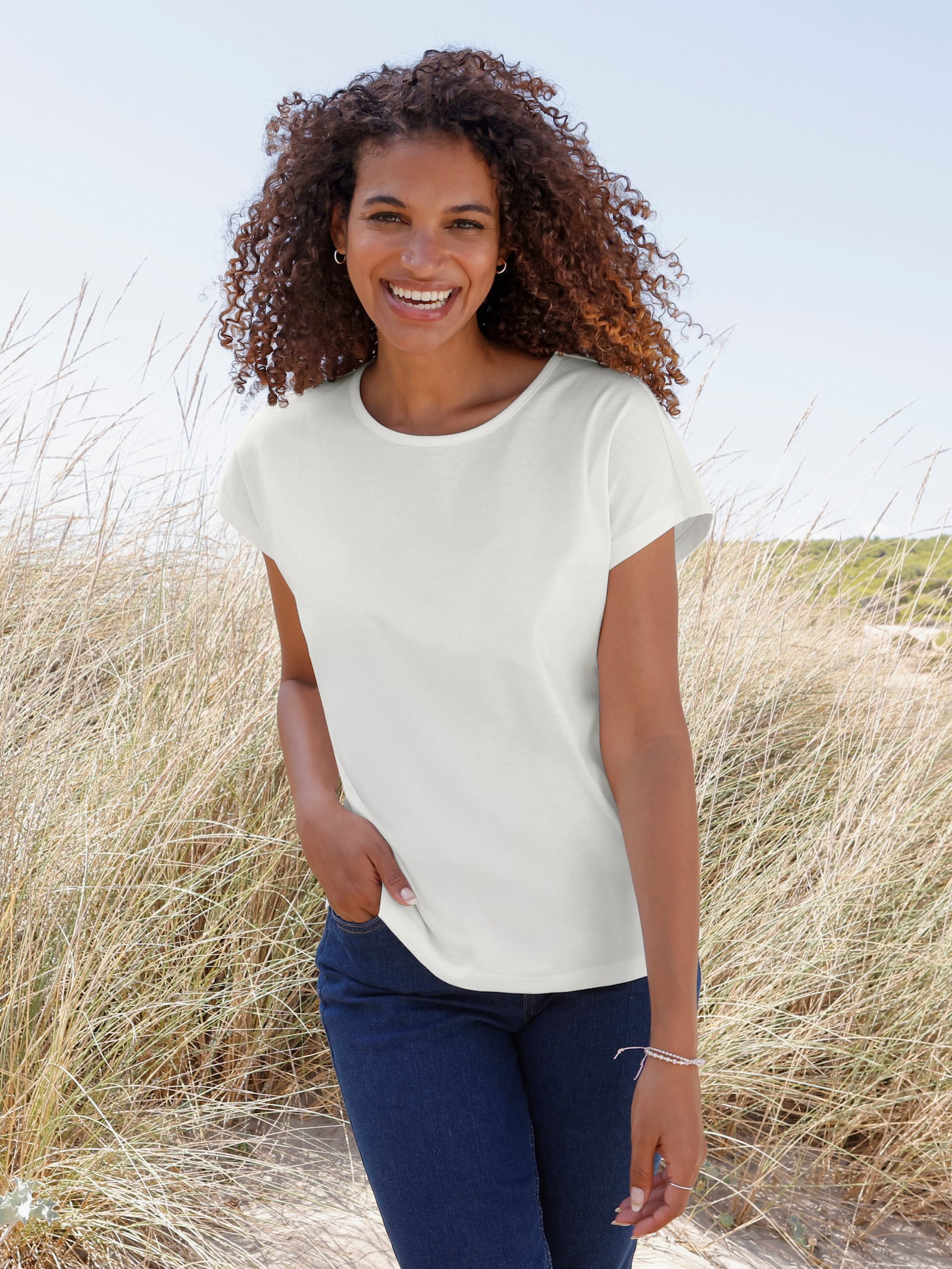 Tričko v balení po 2 ks - Svetlobéžová + svetlobéžová