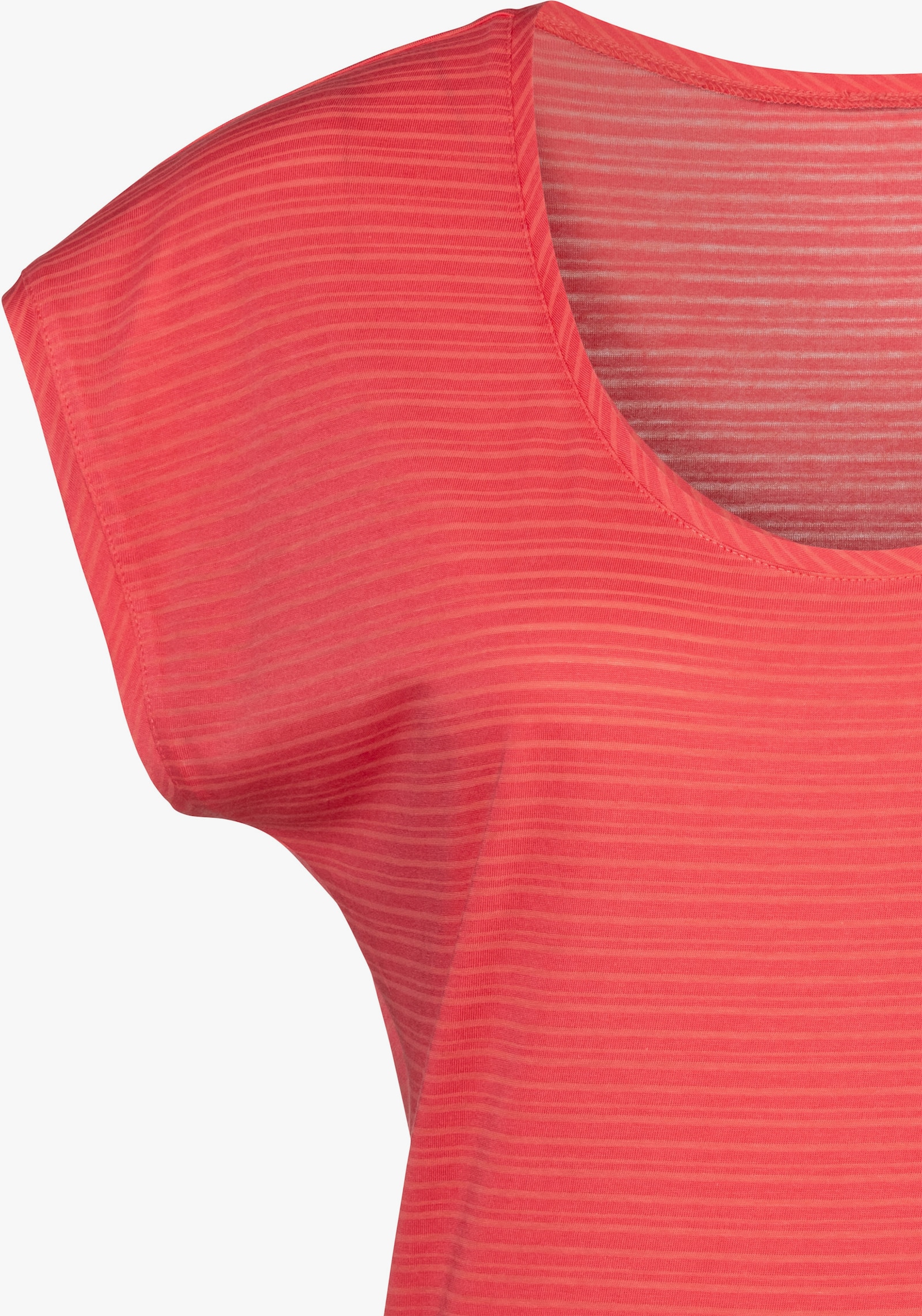 Beachtime Kurzarmshirt - koralle, creme