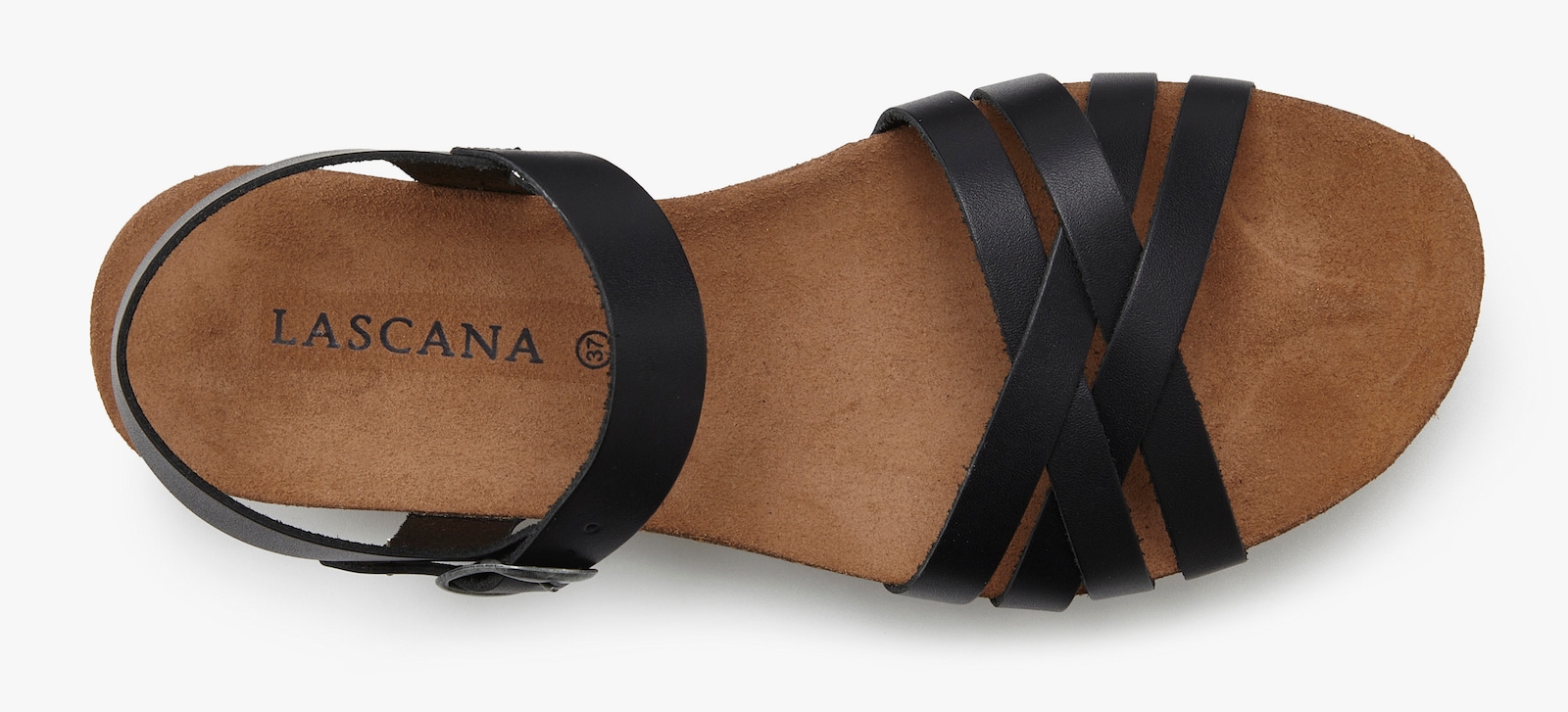 LASCANA Sandale - schwarz