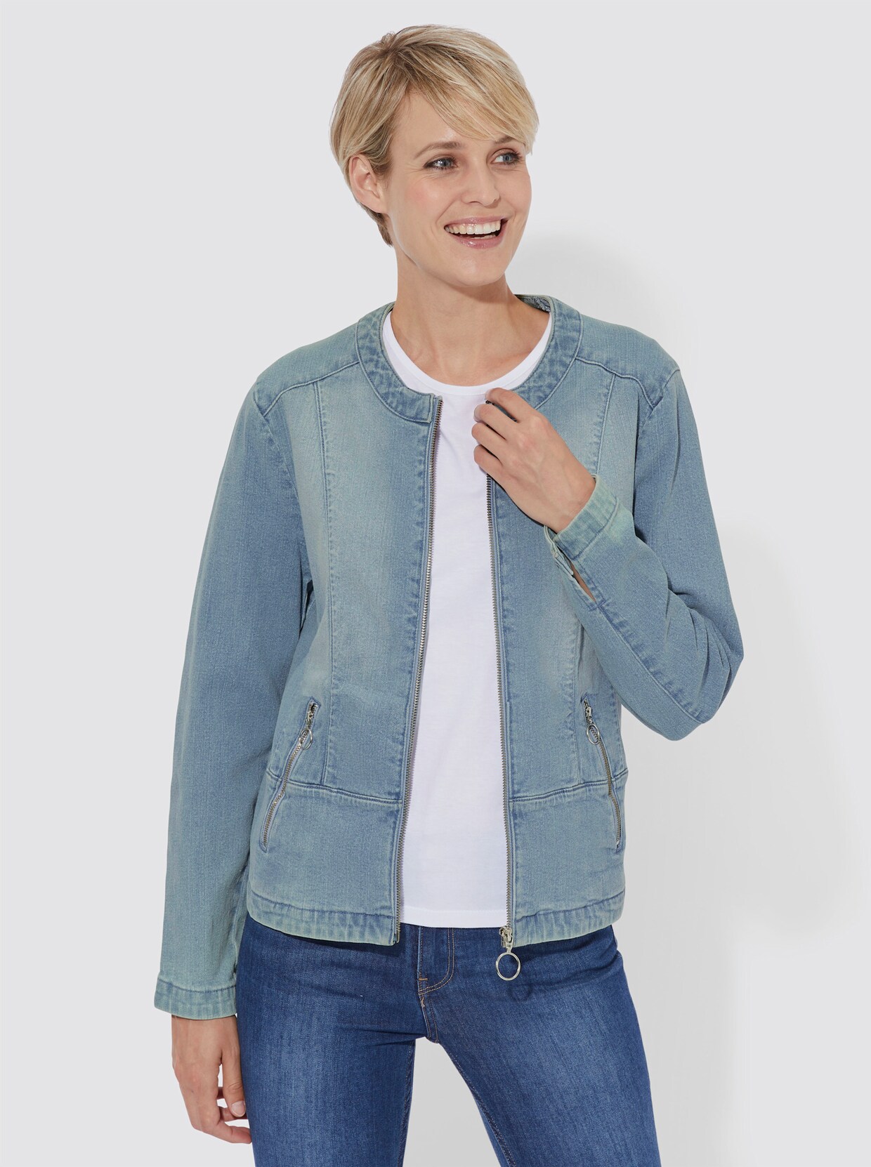 Blazer - blue-bleached
