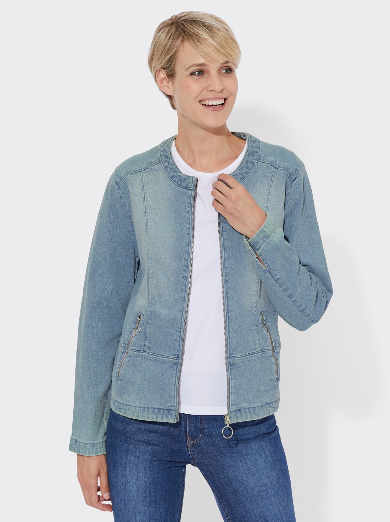 Blazer - blue-bleached