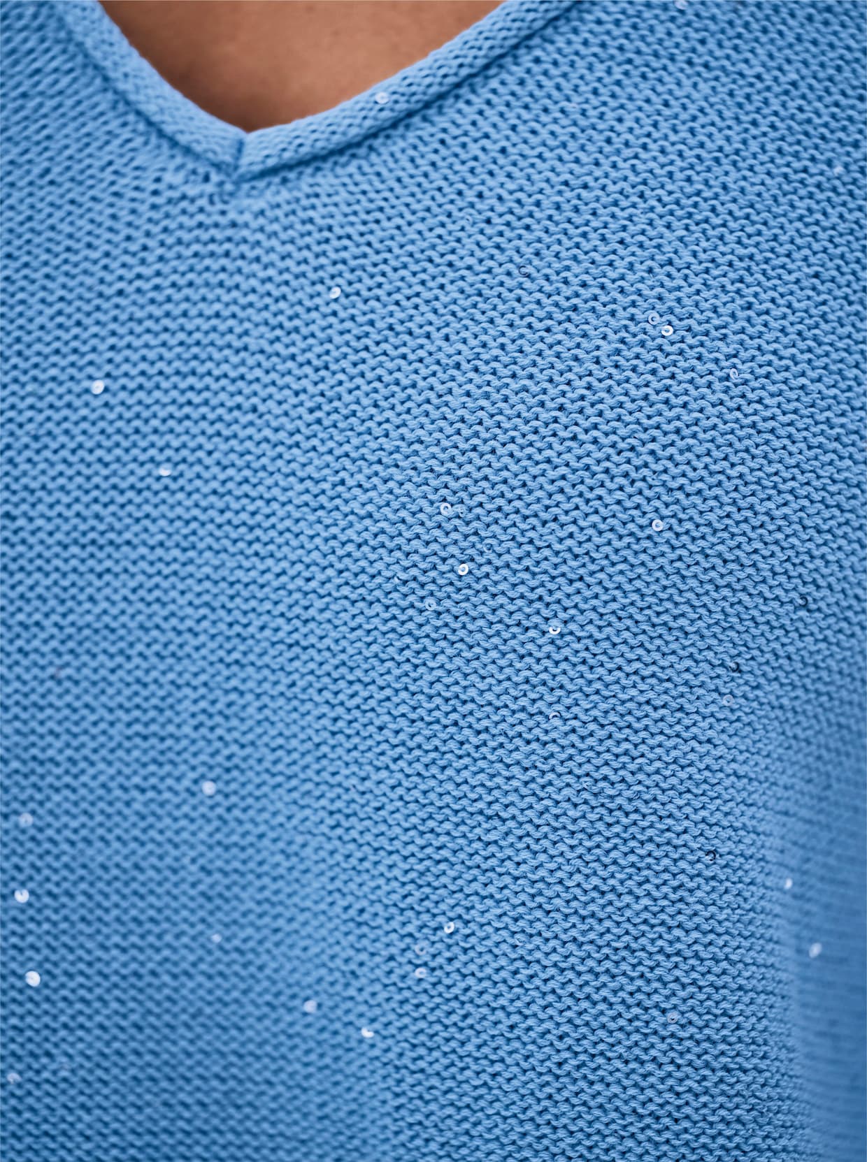 heine Baumwollpullover - himmelblau