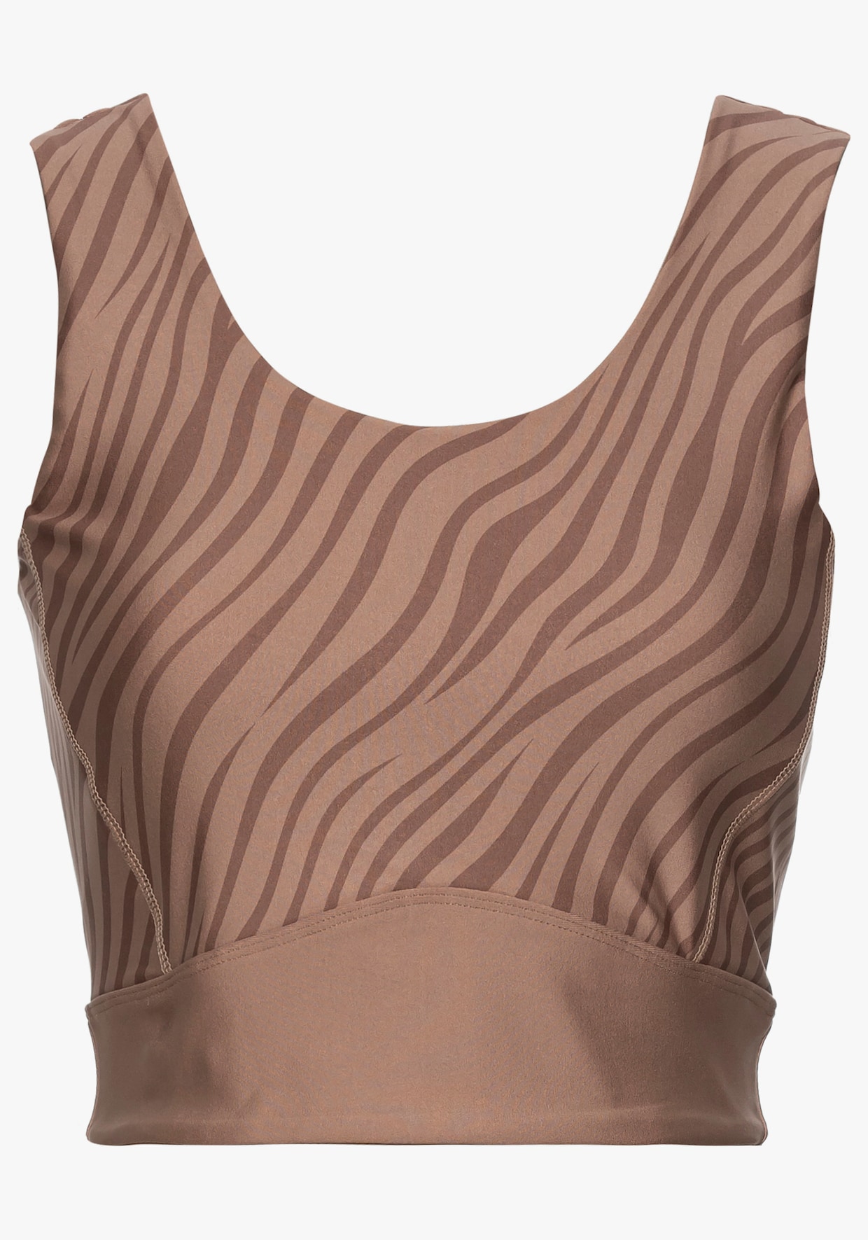 LASCANA ACTIVE Crop-Top - braun