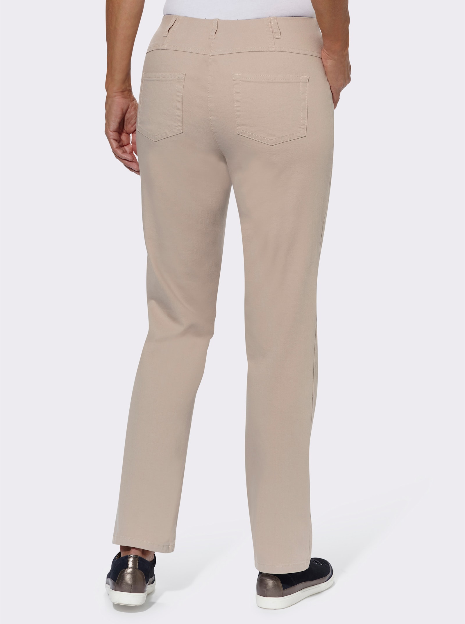 Cosma Jeans met comfortband aan de binnenzijde - berber