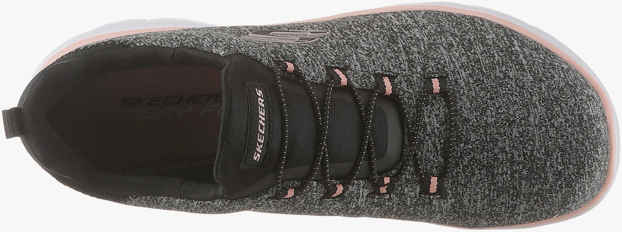 Skechers Slip-On Sneaker - schwarz-meliert