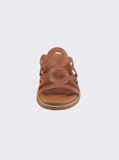heine Pantolette - cognac