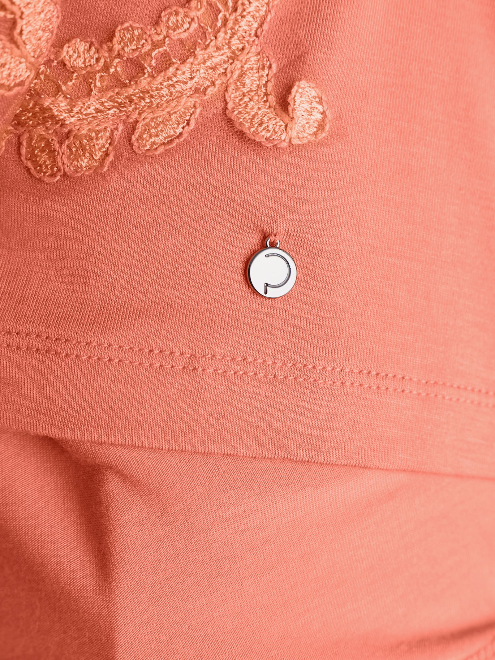 CREATION L PREMIUM Langarmshirt - papaya