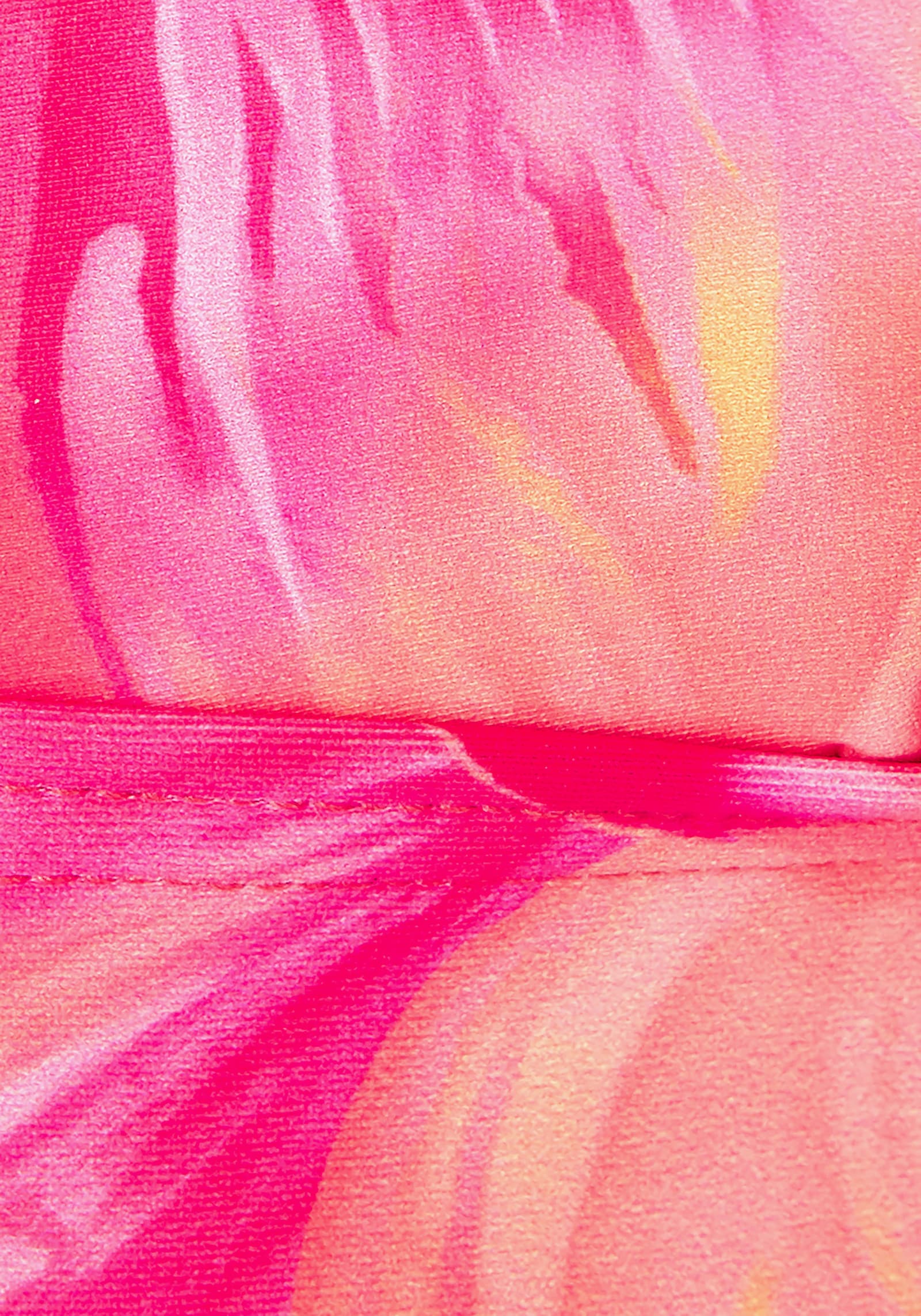 s.Oliver Triangel-Bikini-Top - pfirsich bedruckt