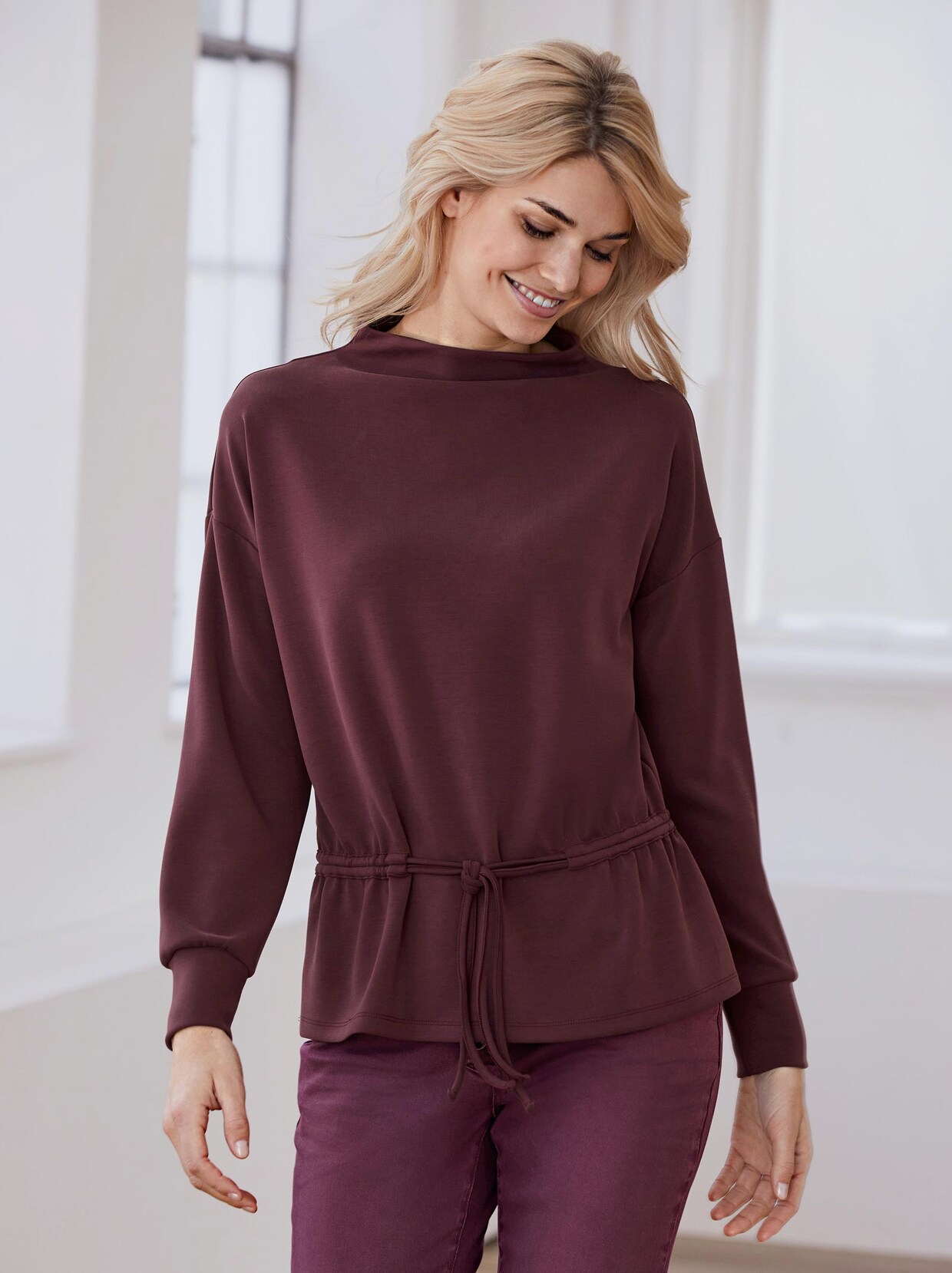 Linea Tesini Shirt - burgund