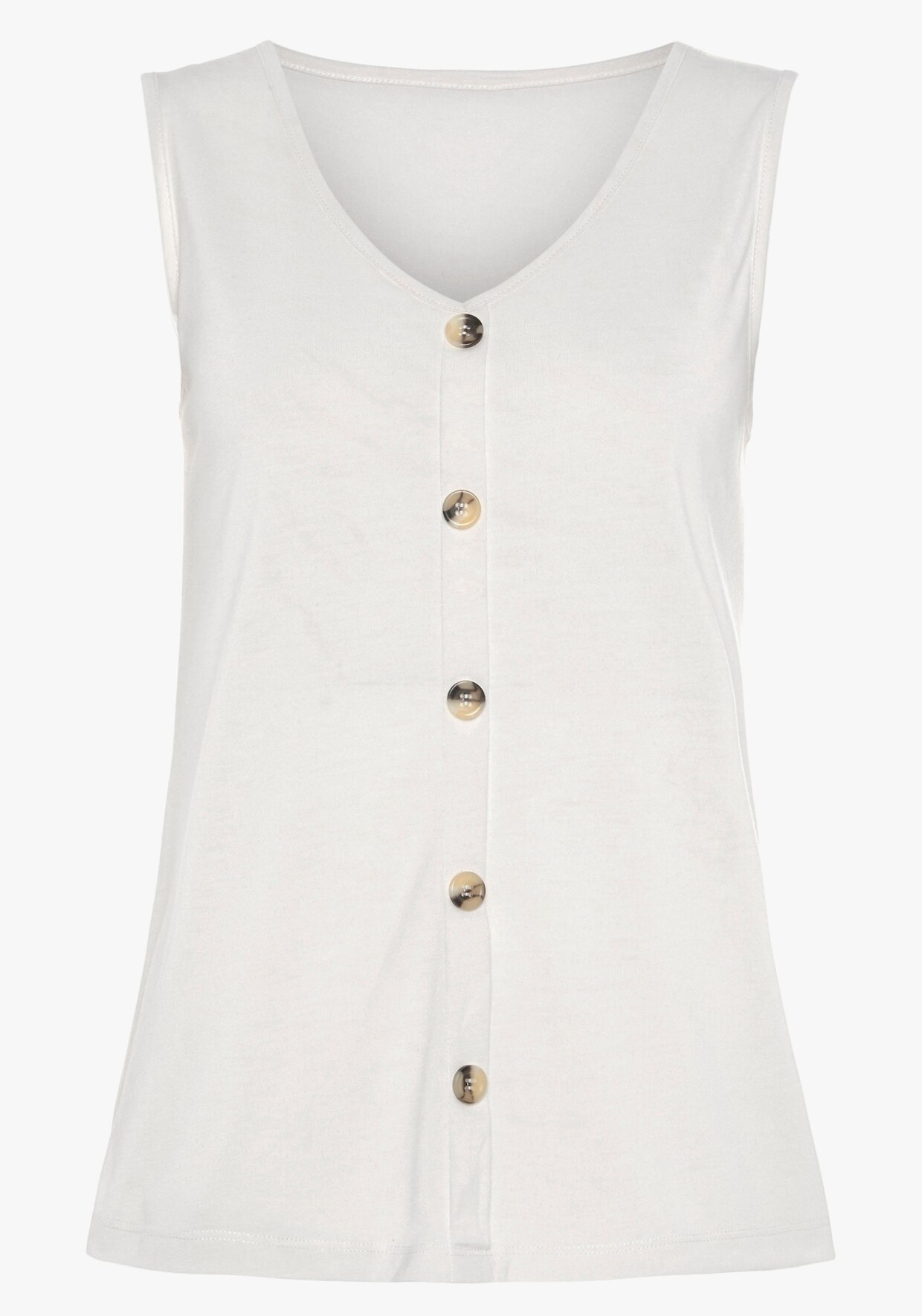 LASCANA Shirttop - crème, zwart