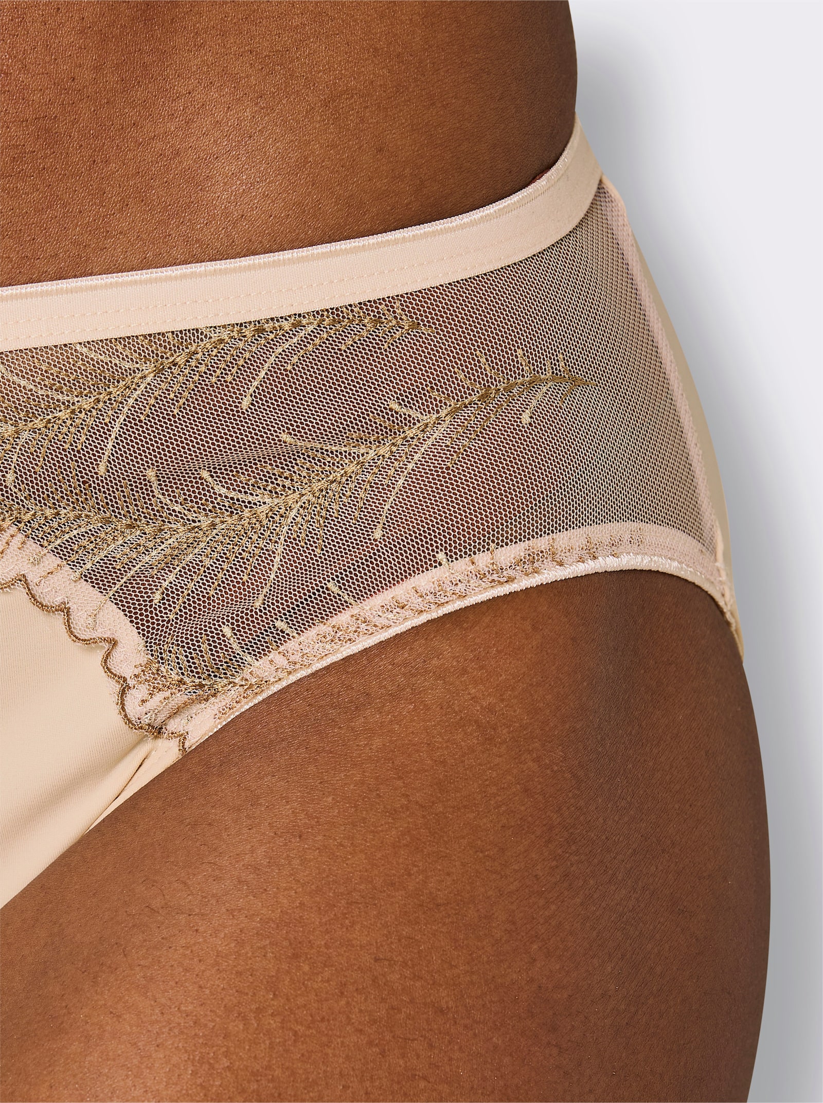 wäschepur Jazzpants - ivoor/camel