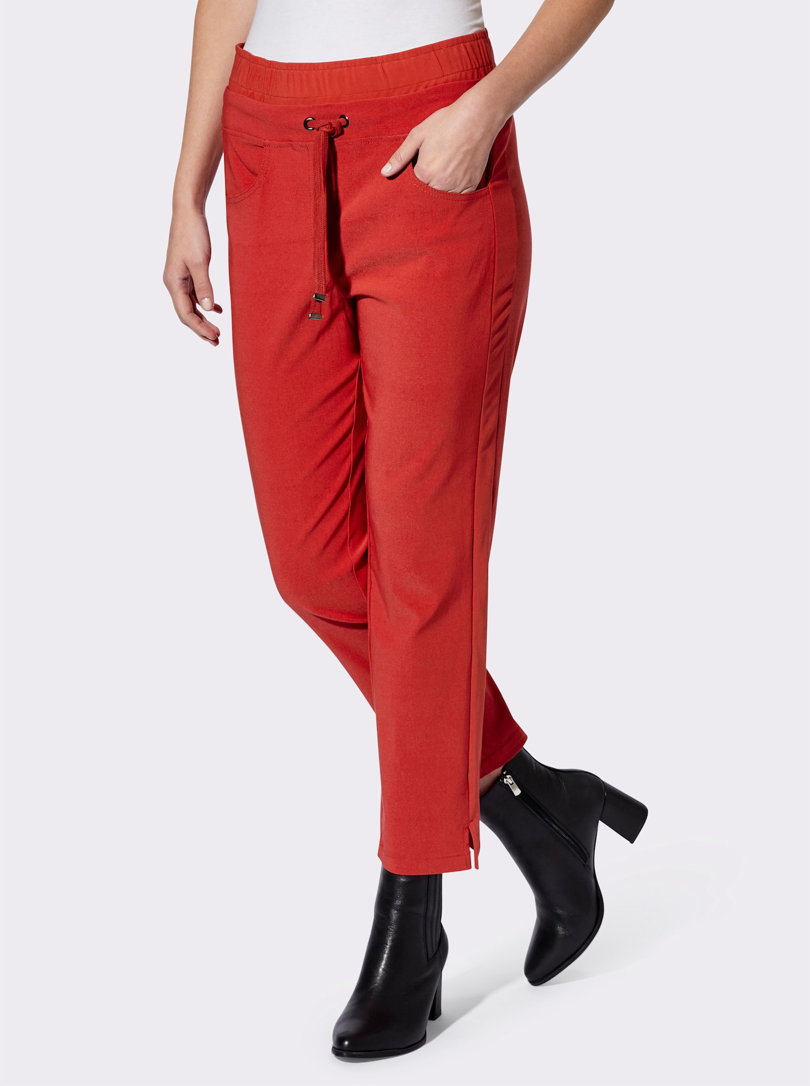 heine Jogg Pants in 7/8-Länge - erdbeere