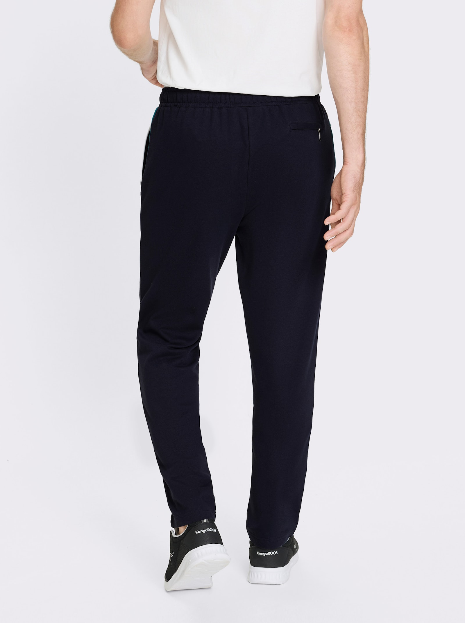 Catamaran Sports Freizeithose mit kontrastfarbigen Taschenbeuteln - marine