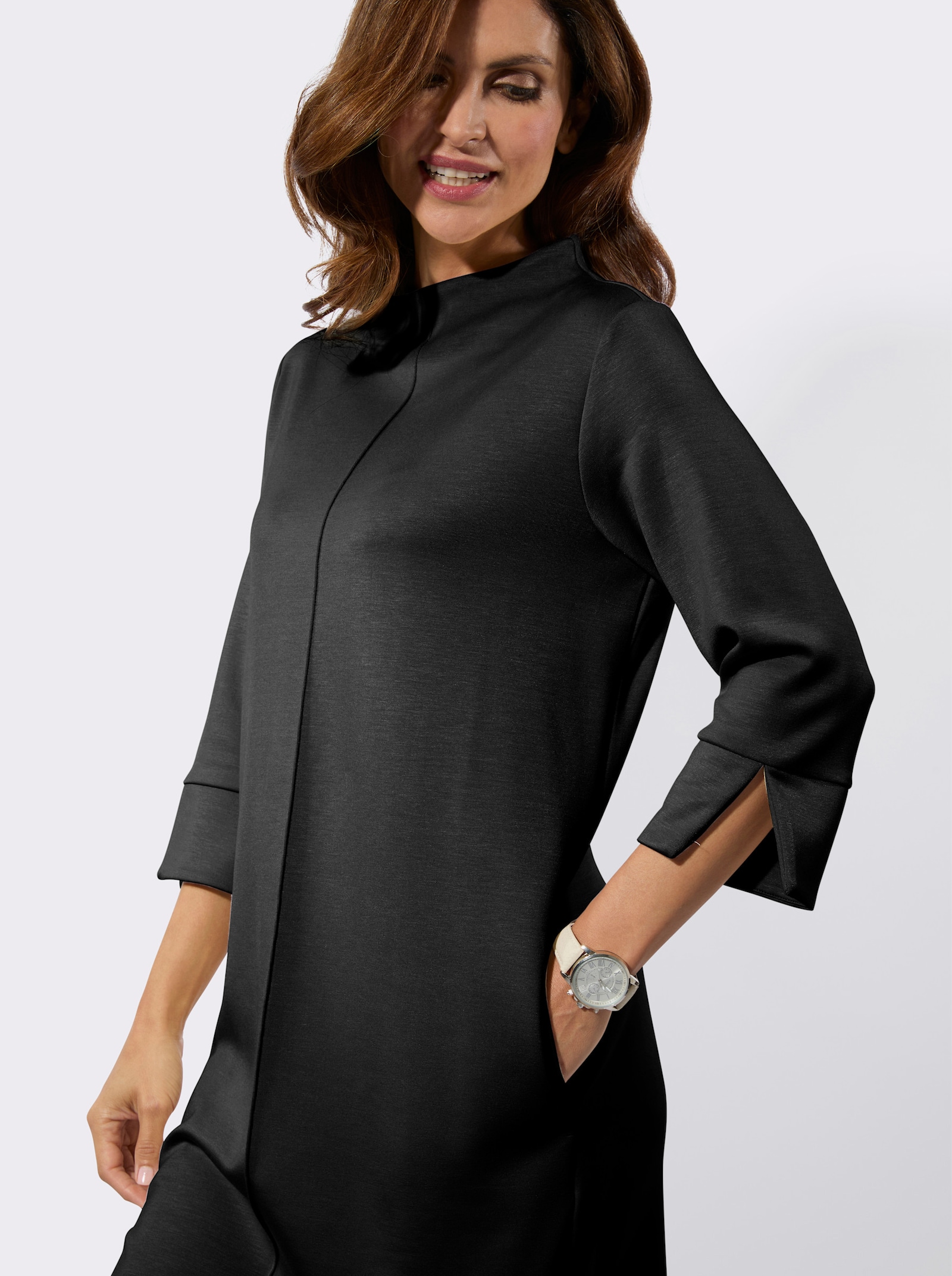 Jerseykleid - schwarz